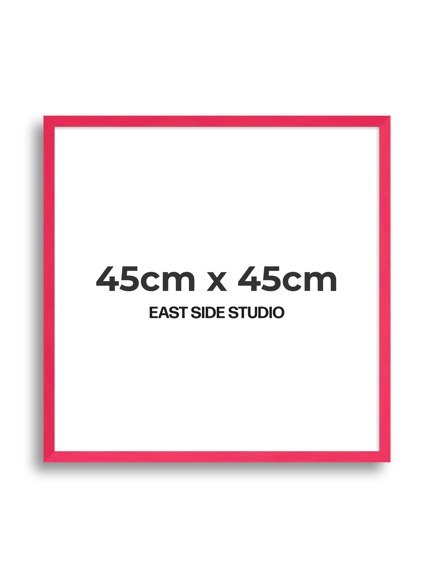 Neon Pink 45cm x 45cm picture frame