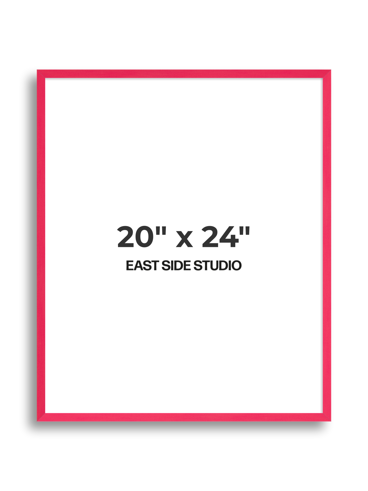 Neon Pink 20" x 24" picture frame