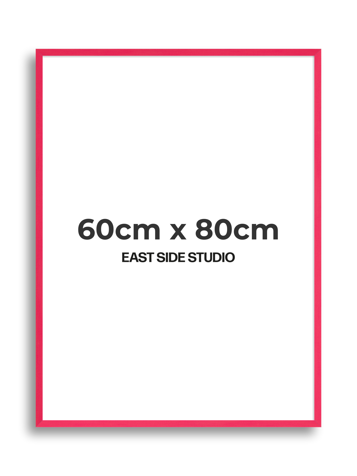 Neon Pink 60cm x 80cm picture frame