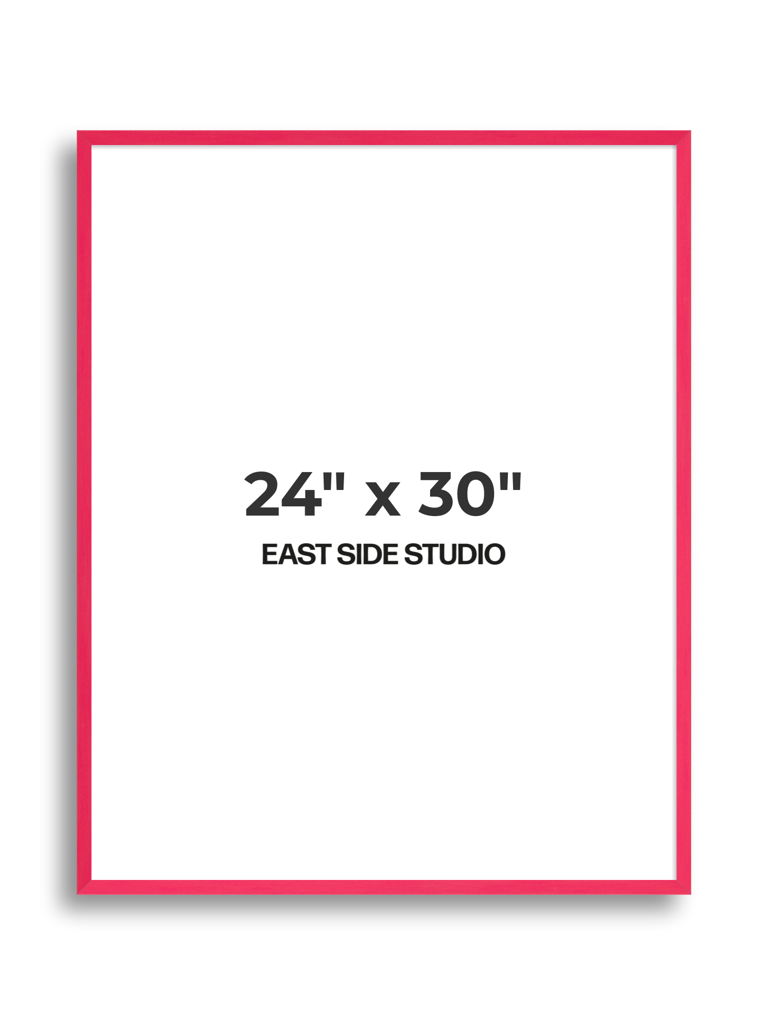 Neon Pink 24" x 30" picture frame