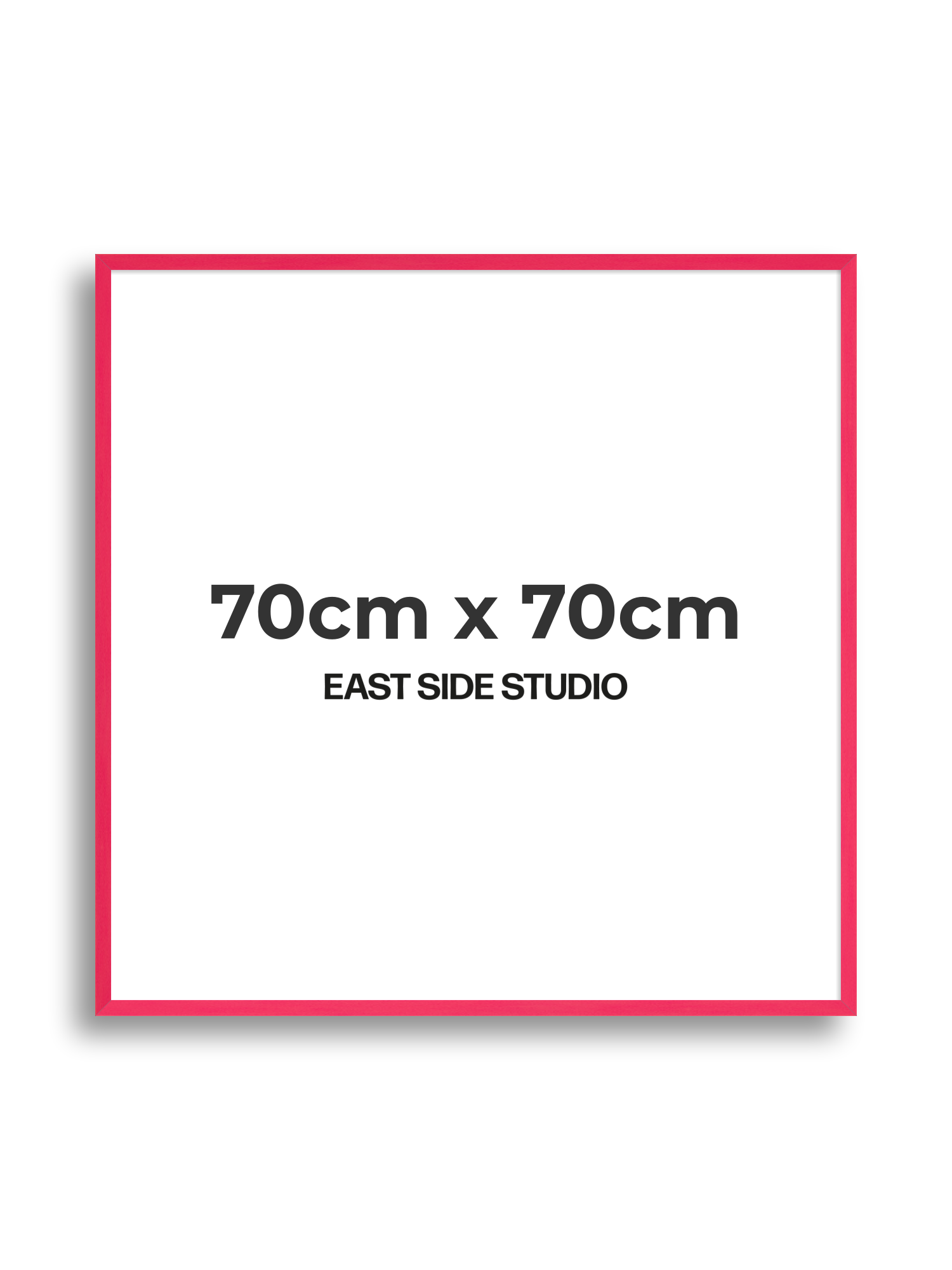 Neon Pink 70cm x 70cm picture frame