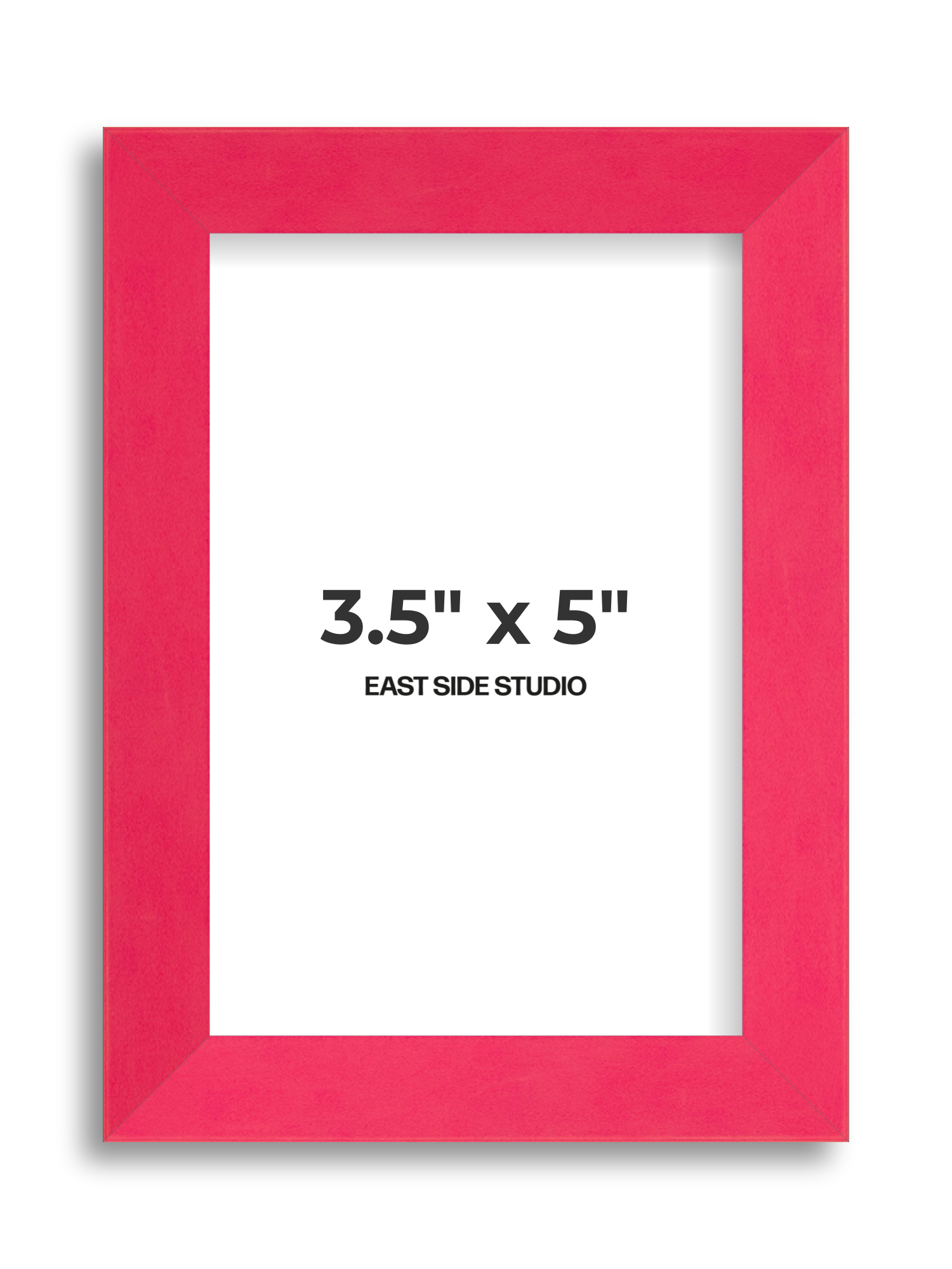 Neon Pink 3.5" x 5" picture frame