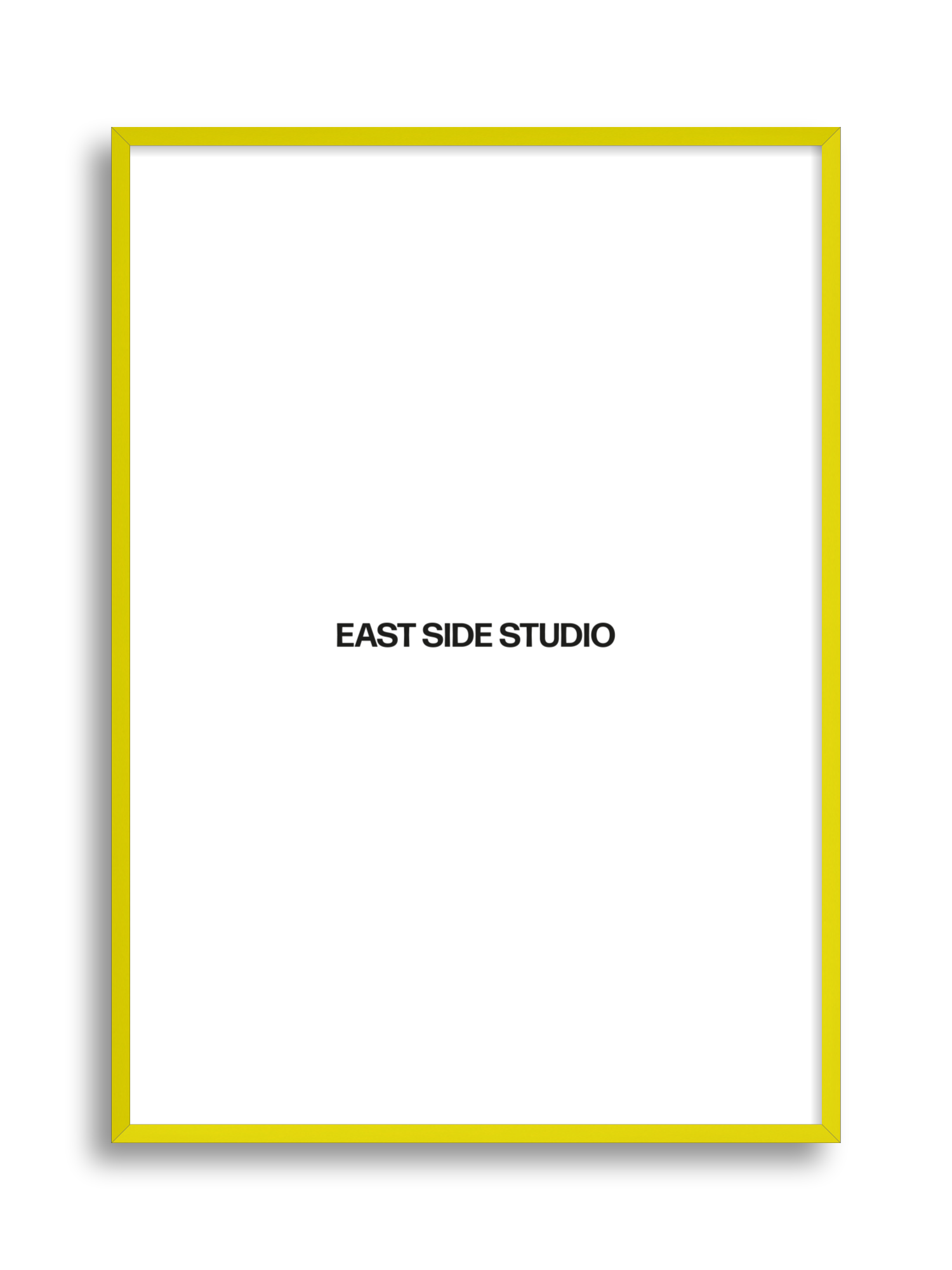 Neon Yellow picture frame