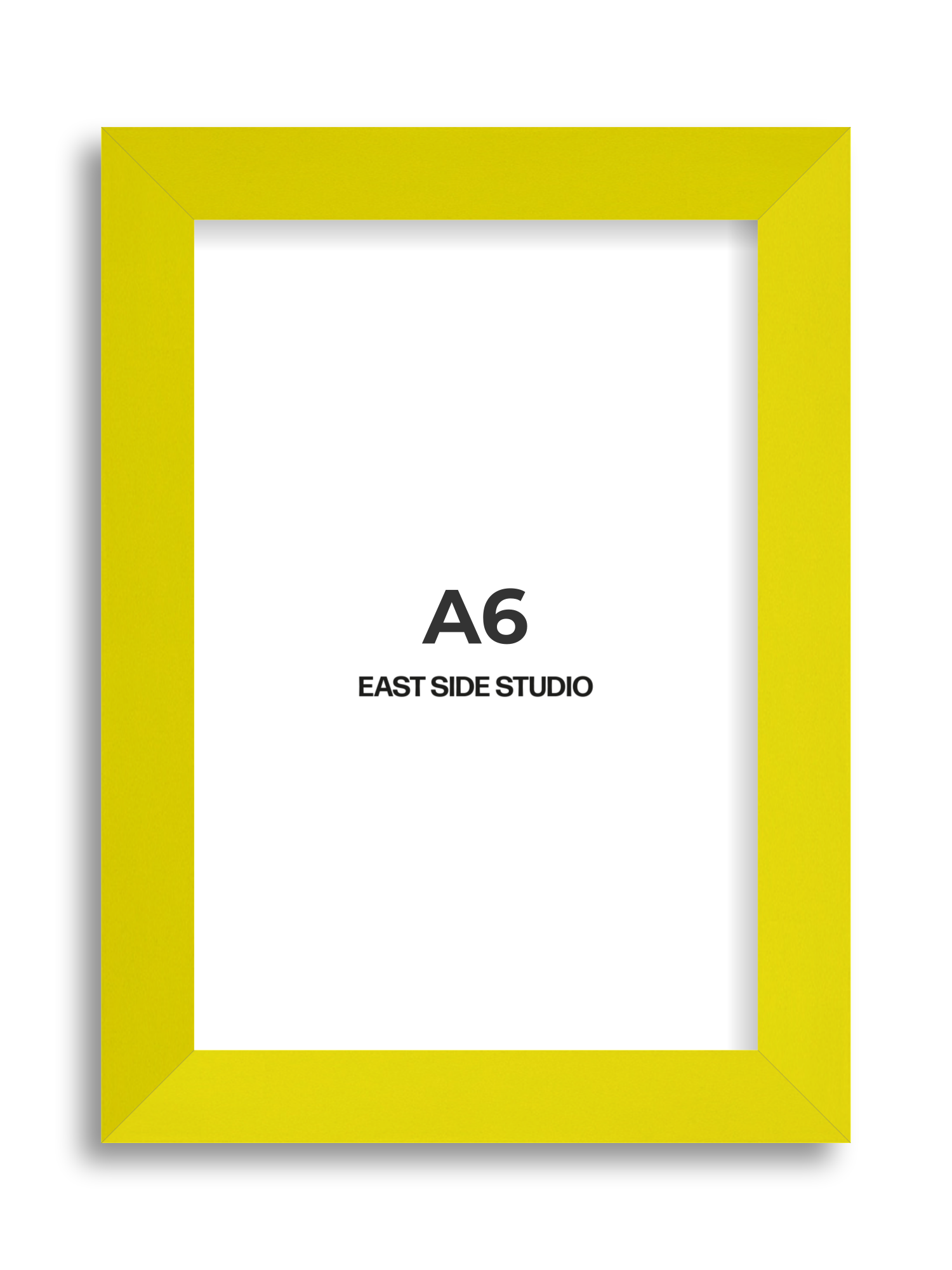 Neon Yellow A6 picture frame