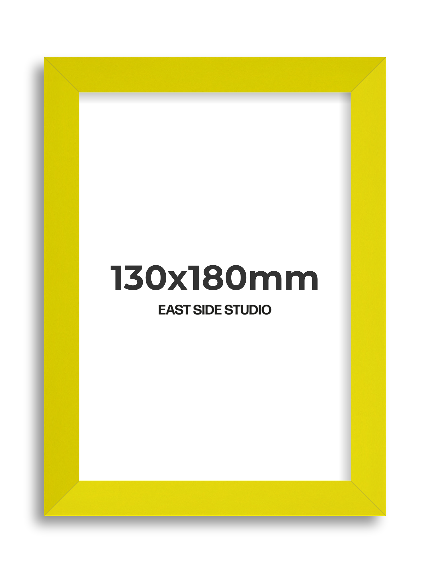 Neon Yellow 130x180mm picture frame