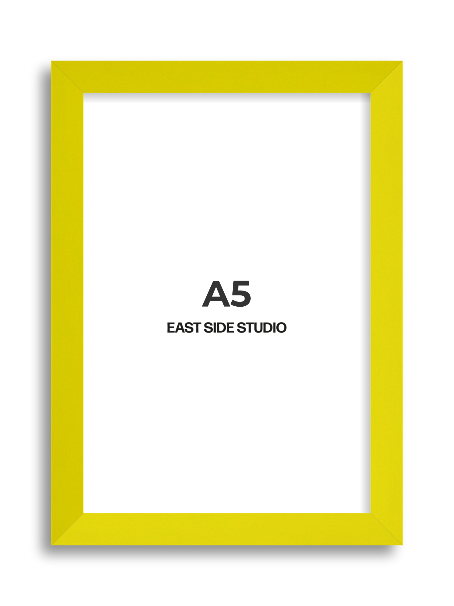 Neon Yellow A5 picture frame