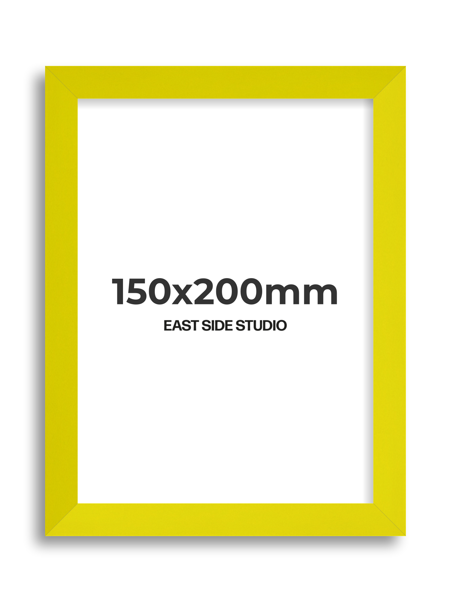 Neon Yellow 150x200mm picture frame