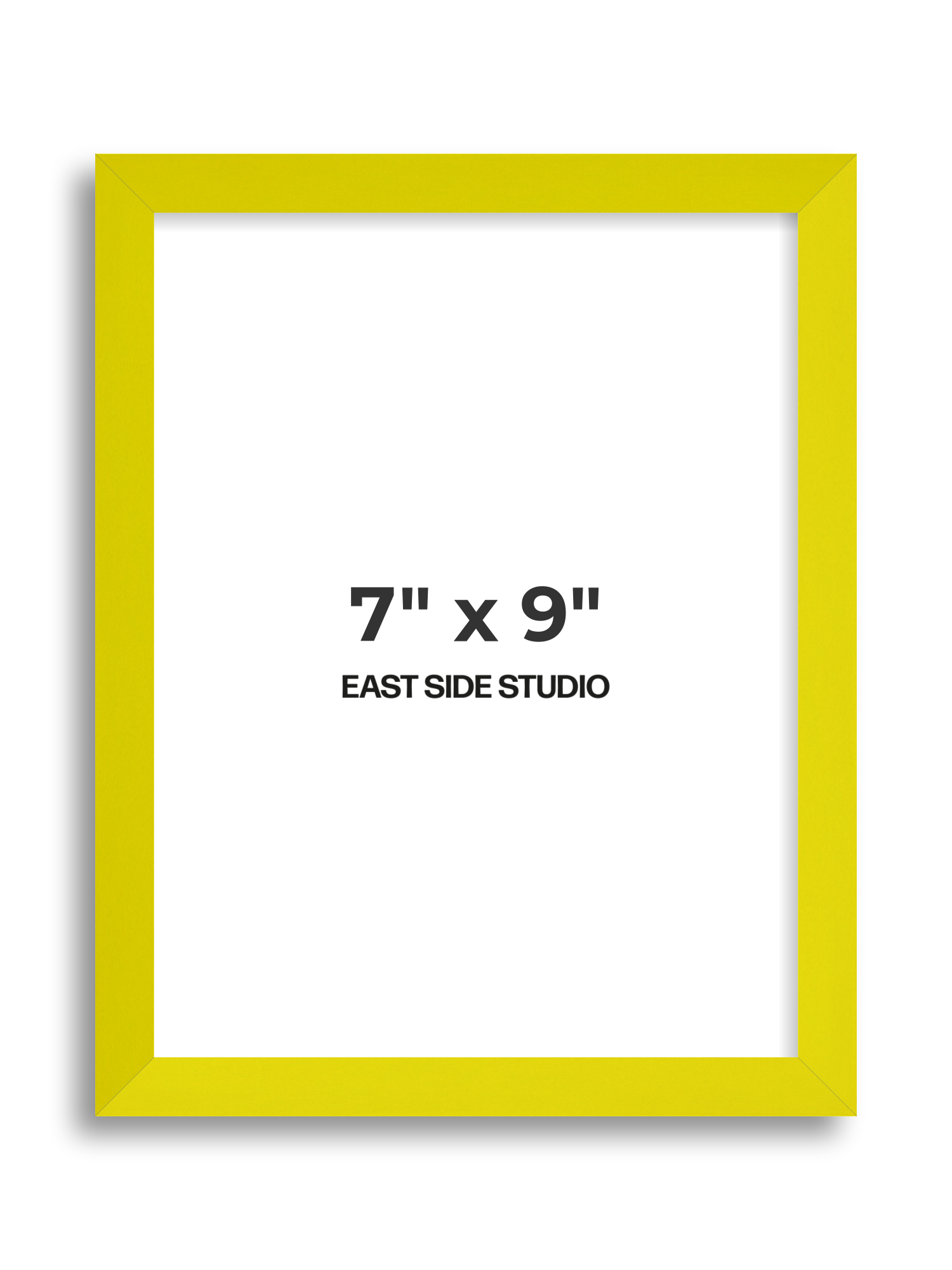 Neon Yellow 7" x 9" picture frame