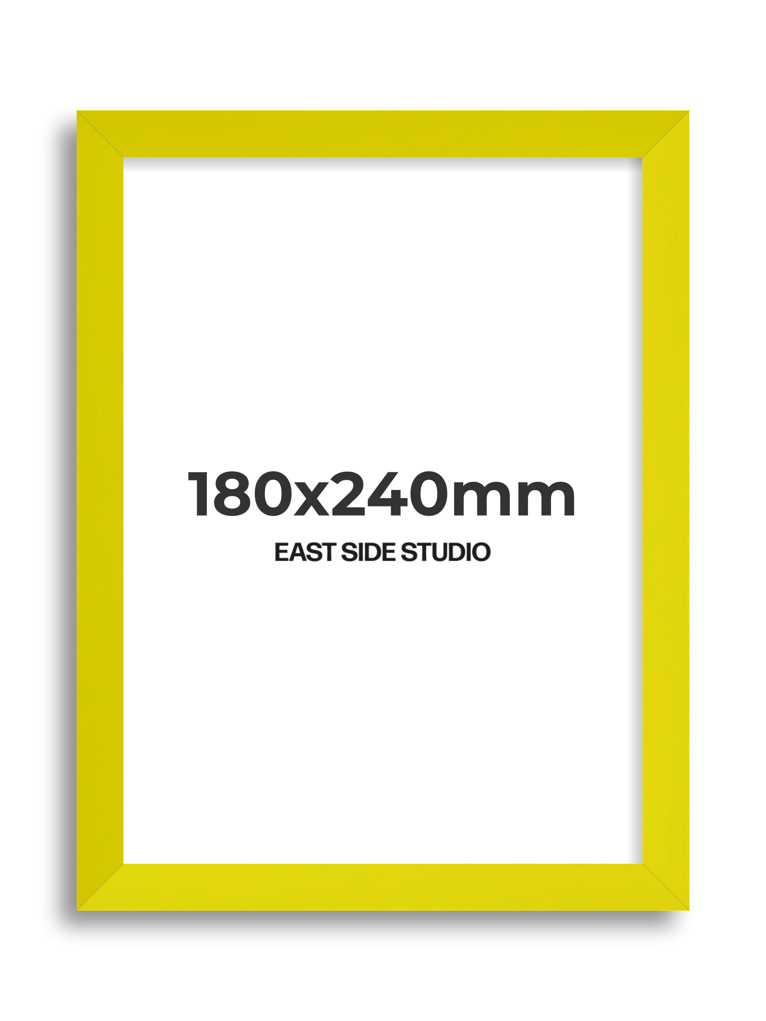 Neon Yellow 180x240mm picture frame