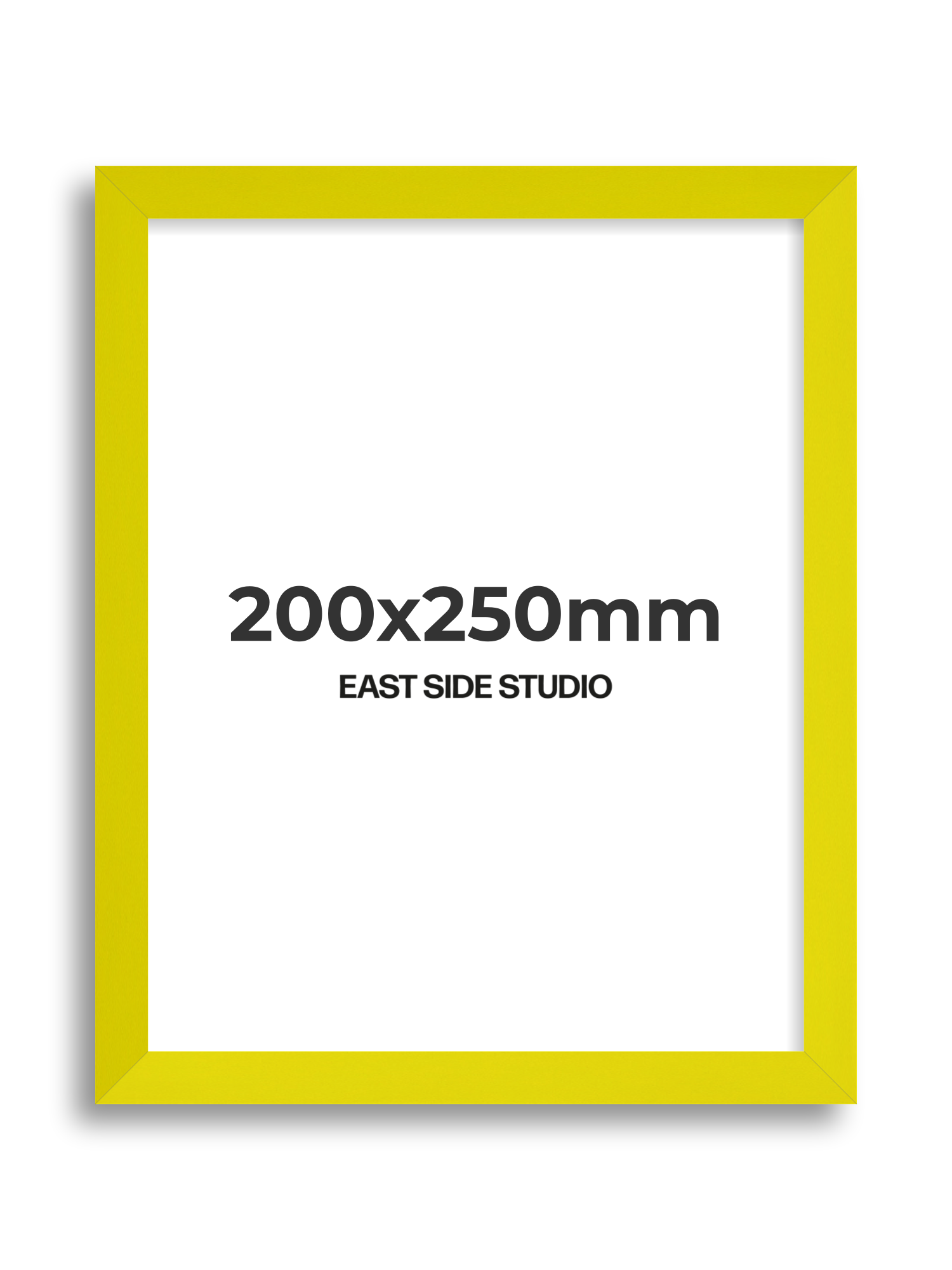 Neon Yellow 200x250mm picture frame