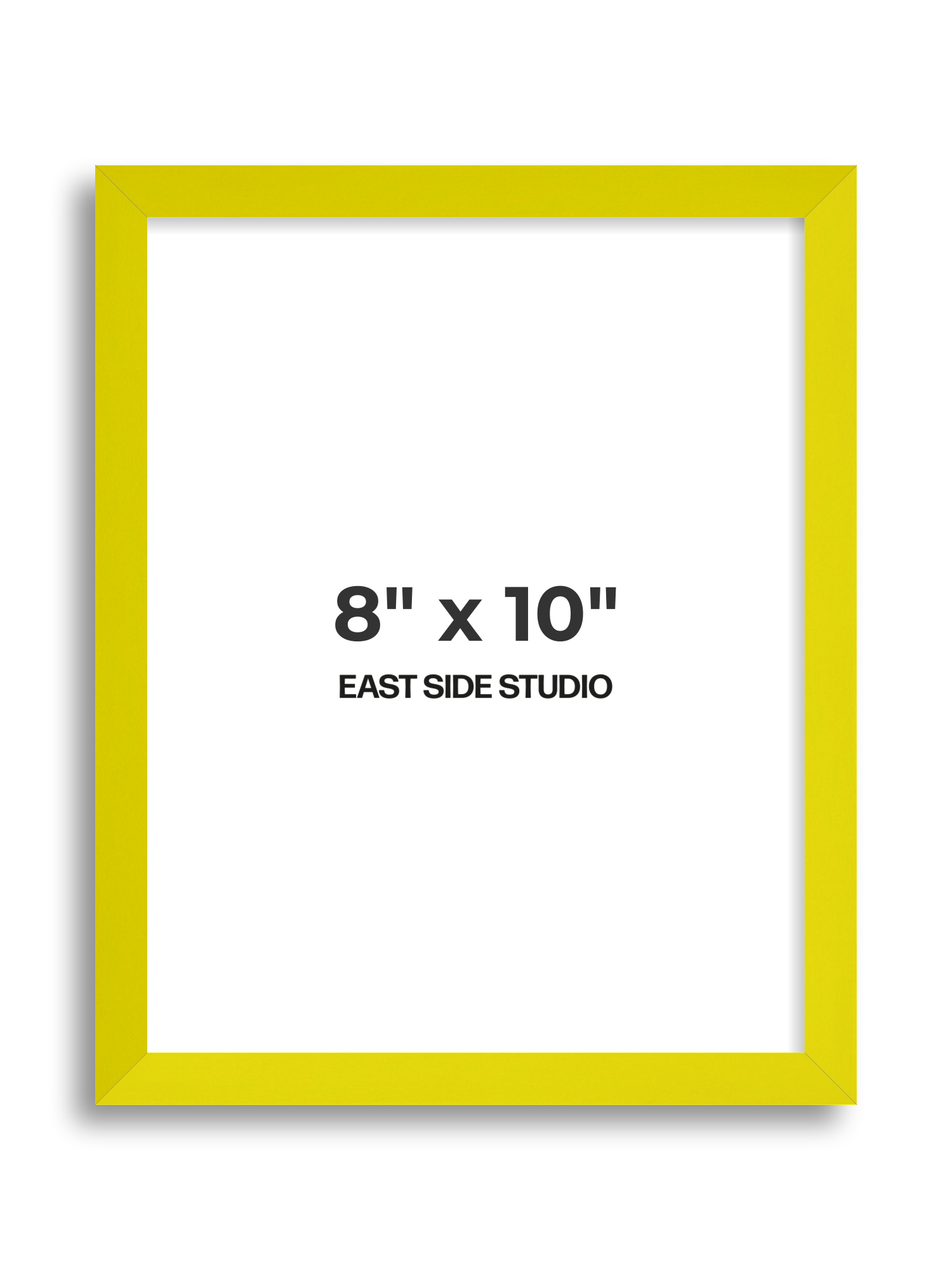 Neon Yellow 8" x 10" picture frame