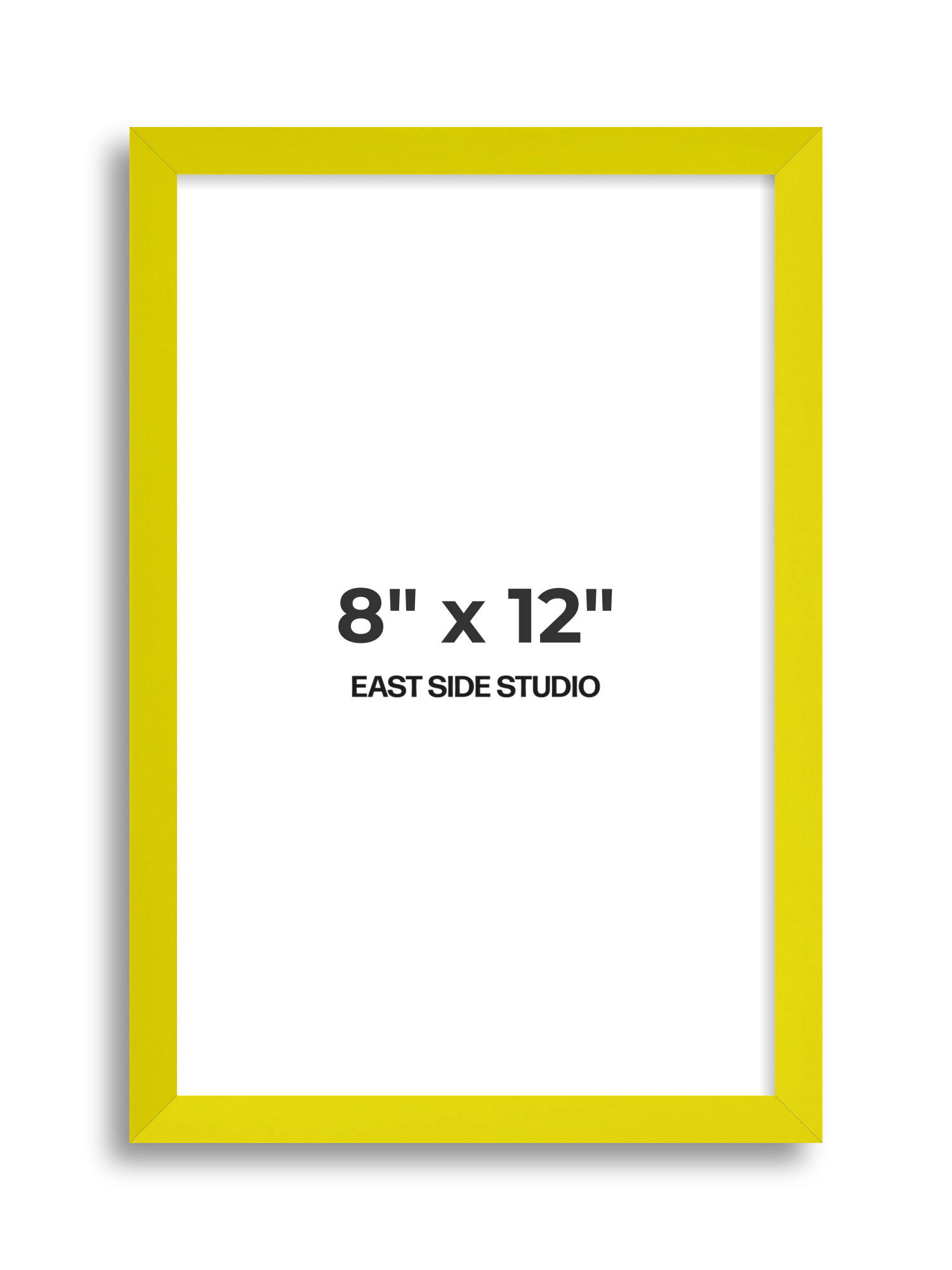 Neon Yellow 8" x 12" picture frame