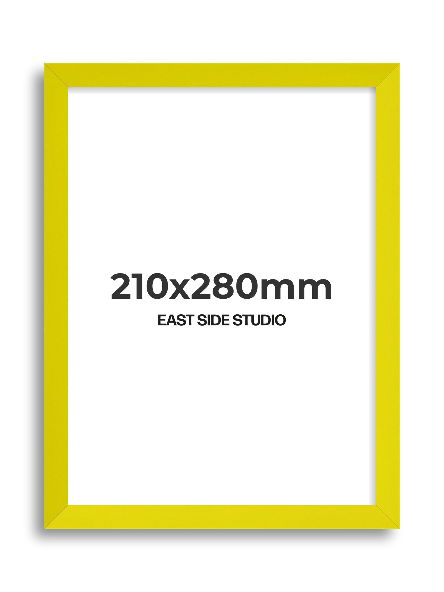 Neon Yellow 210x280mm picture frame
