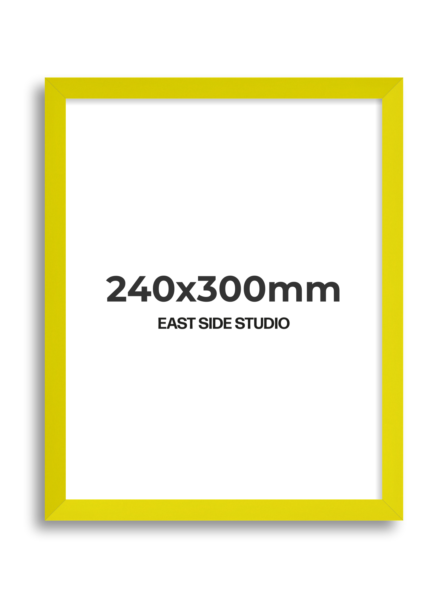 Neon Yellow 240x300mm picture frame