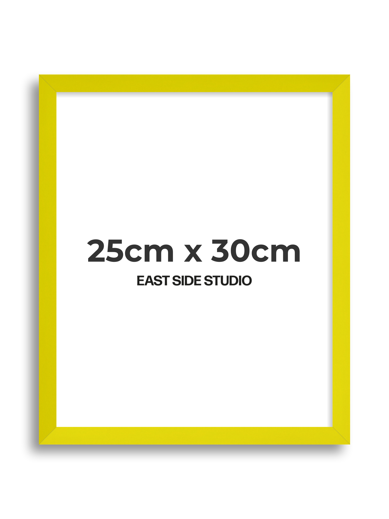 Neon Yellow 25cm x 30cm picture frame