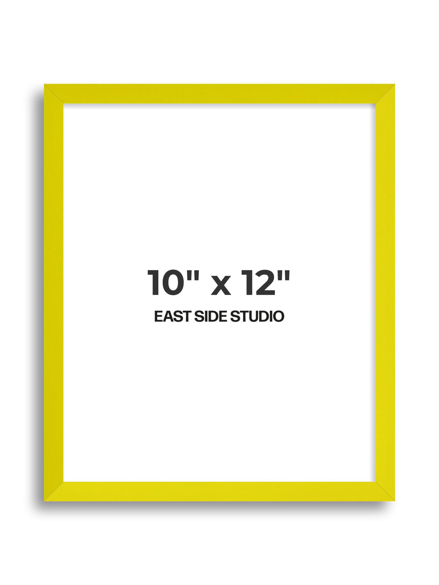 Neon Yellow 10" x 12" picture frame