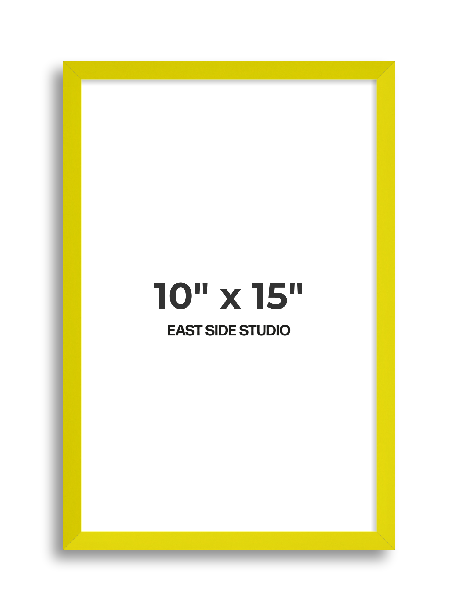 Neon Yellow 10" x 15" picture frame