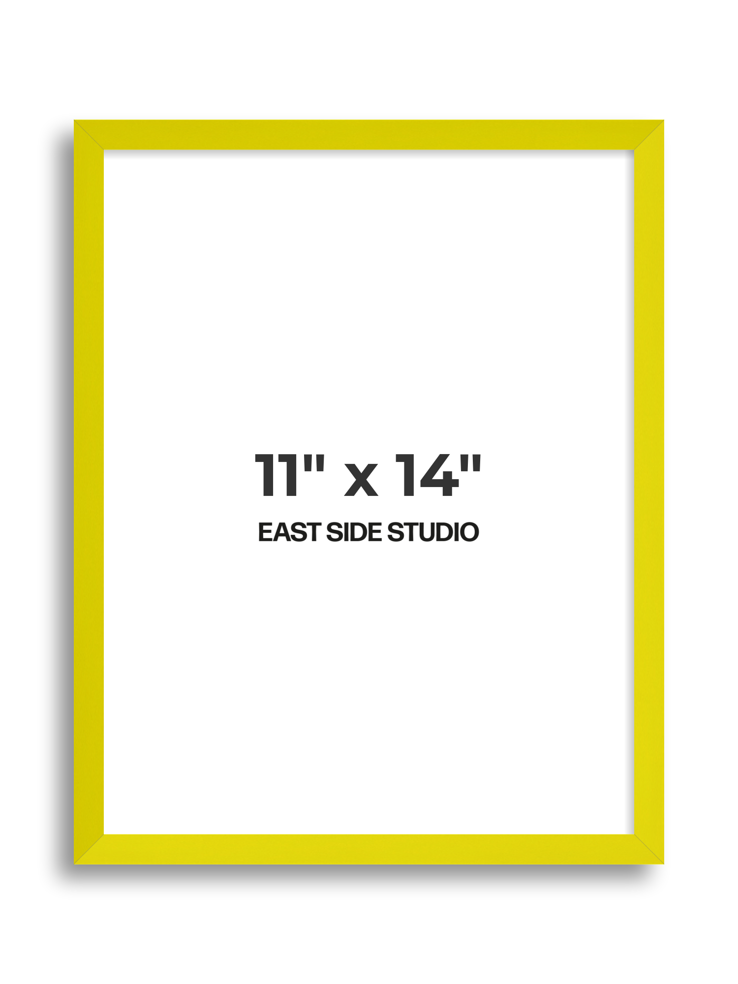 Neon Yellow 11" x 14" picture frame