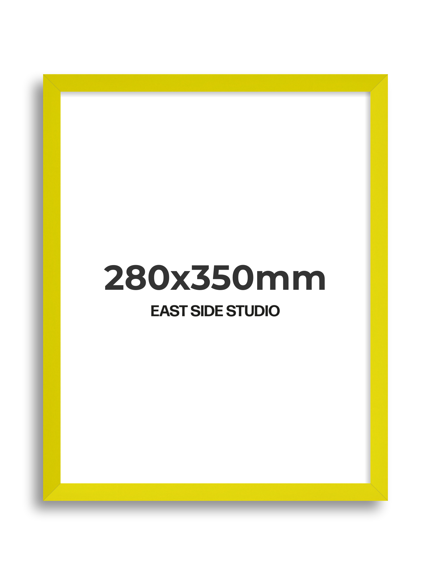Neon Yellow 280x350mm picture frame