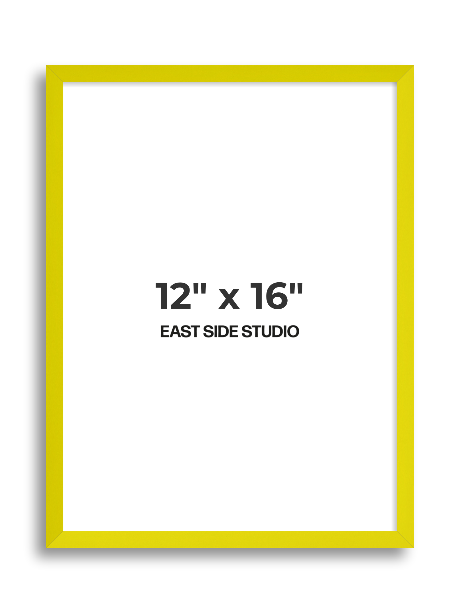 Neon Yellow 12" x 16" picture frame