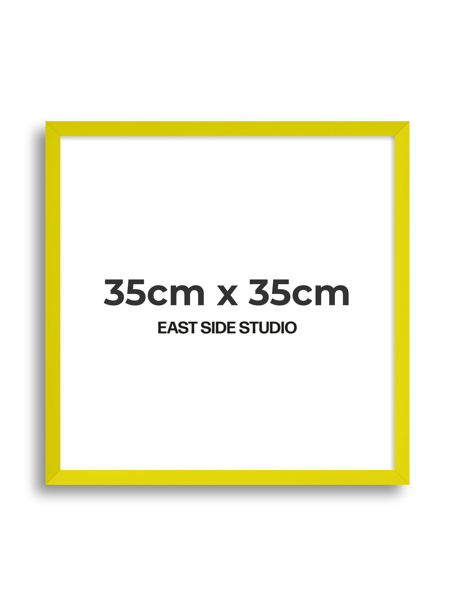 Neon Yellow 35cm x 35cm picture frame
