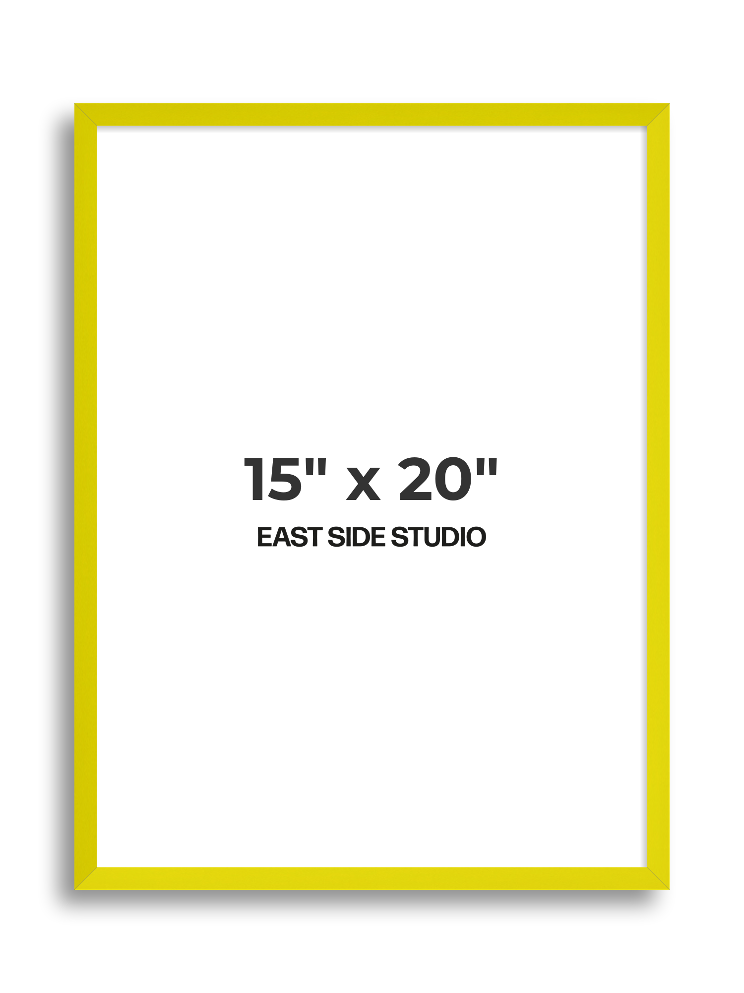 Neon Yellow 15" x 20" picture frame