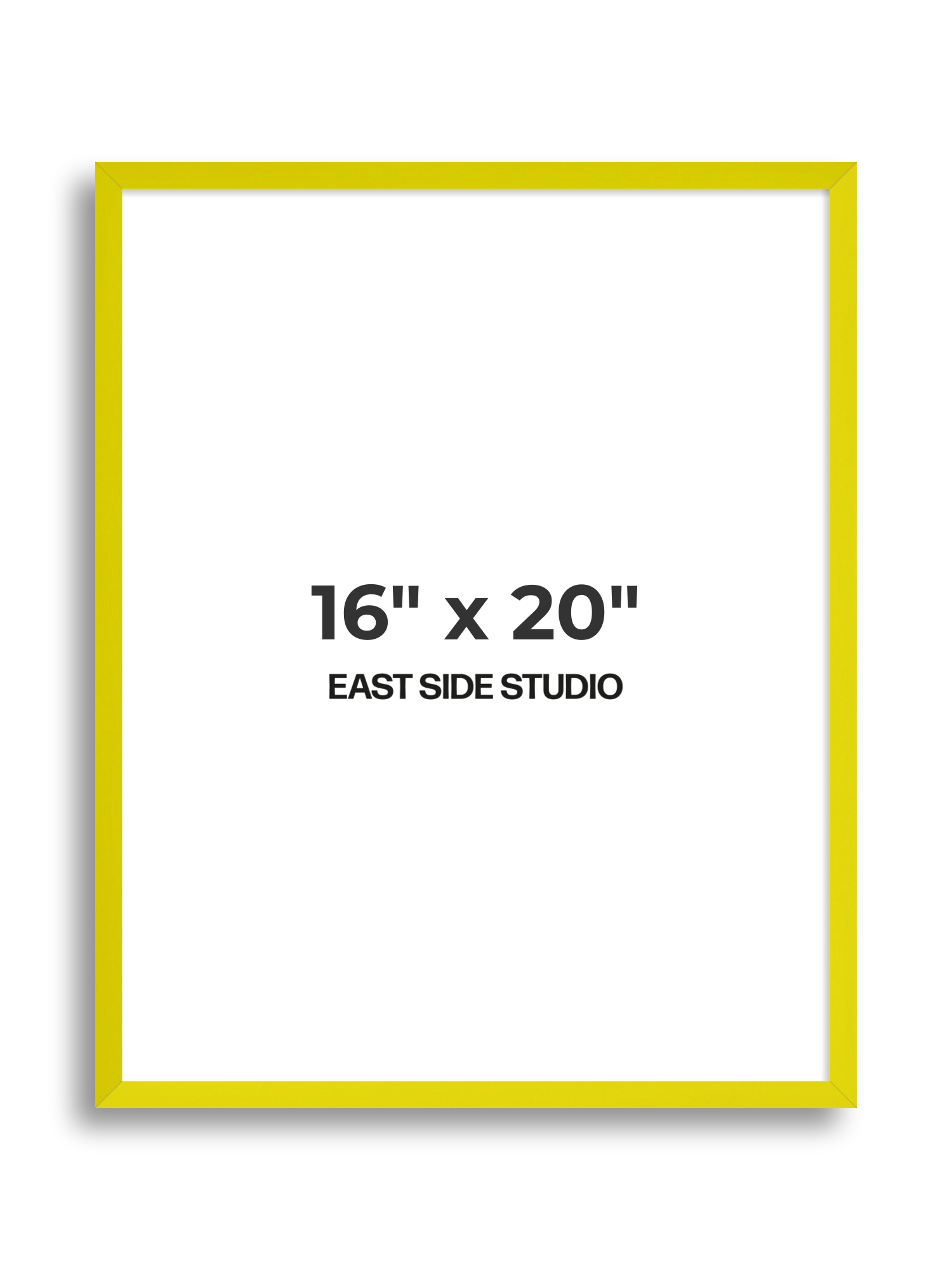 Neon Yellow 16" x 20" picture frame