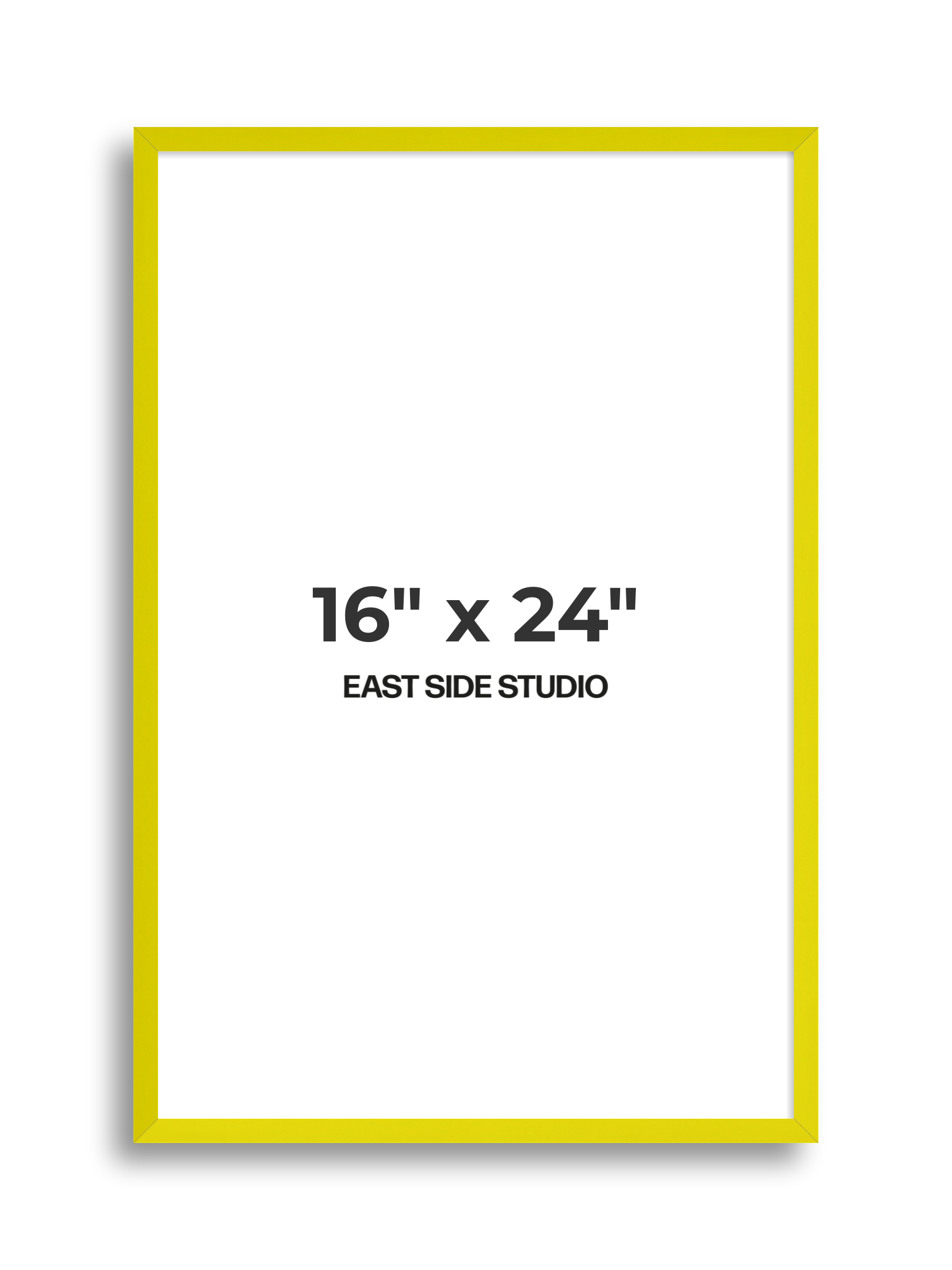 Neon Yellow 16" x 24" picture frame