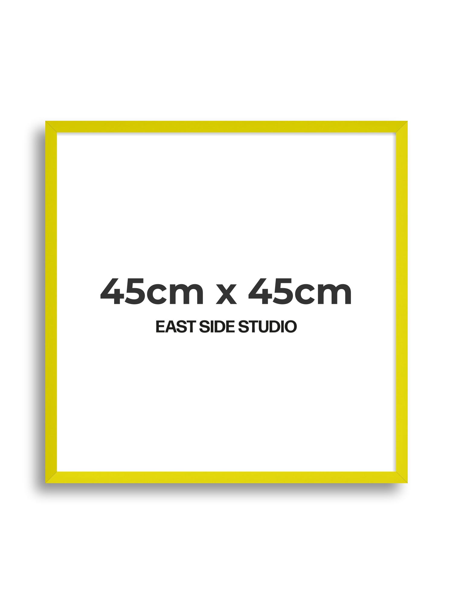 Neon Yellow 45cm x 45cm picture frame