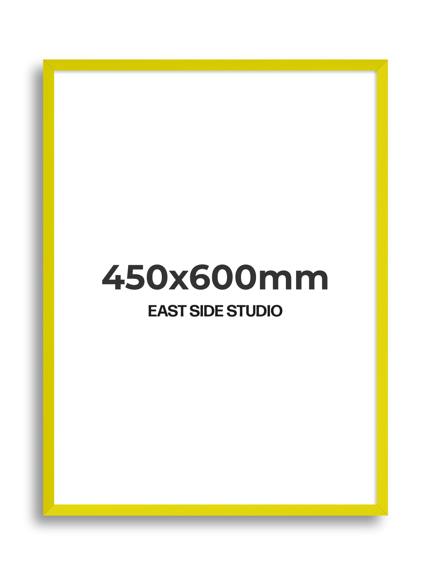 Neon Yellow 450x600mm picture frame