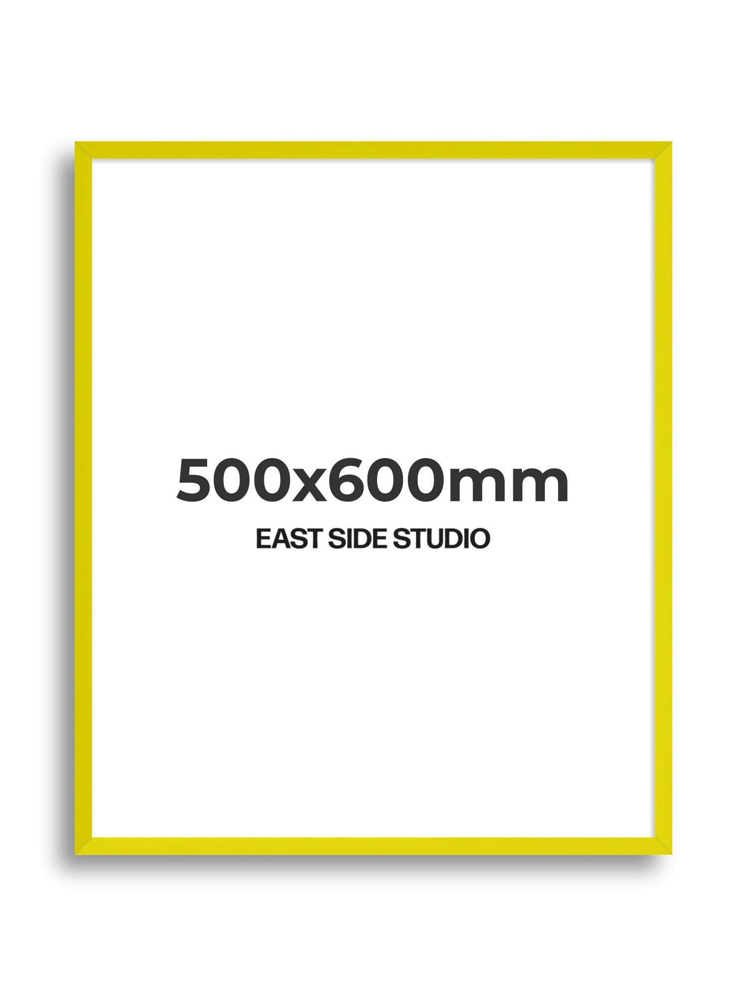 Neon Yellow 500x600mm picture frame