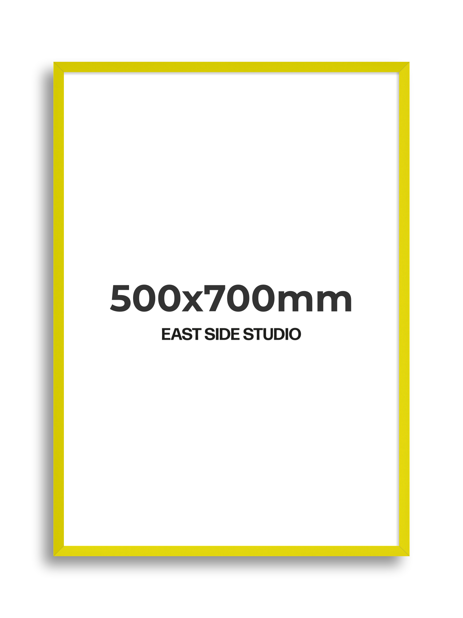Neon Yellow 500x700mm picture frame