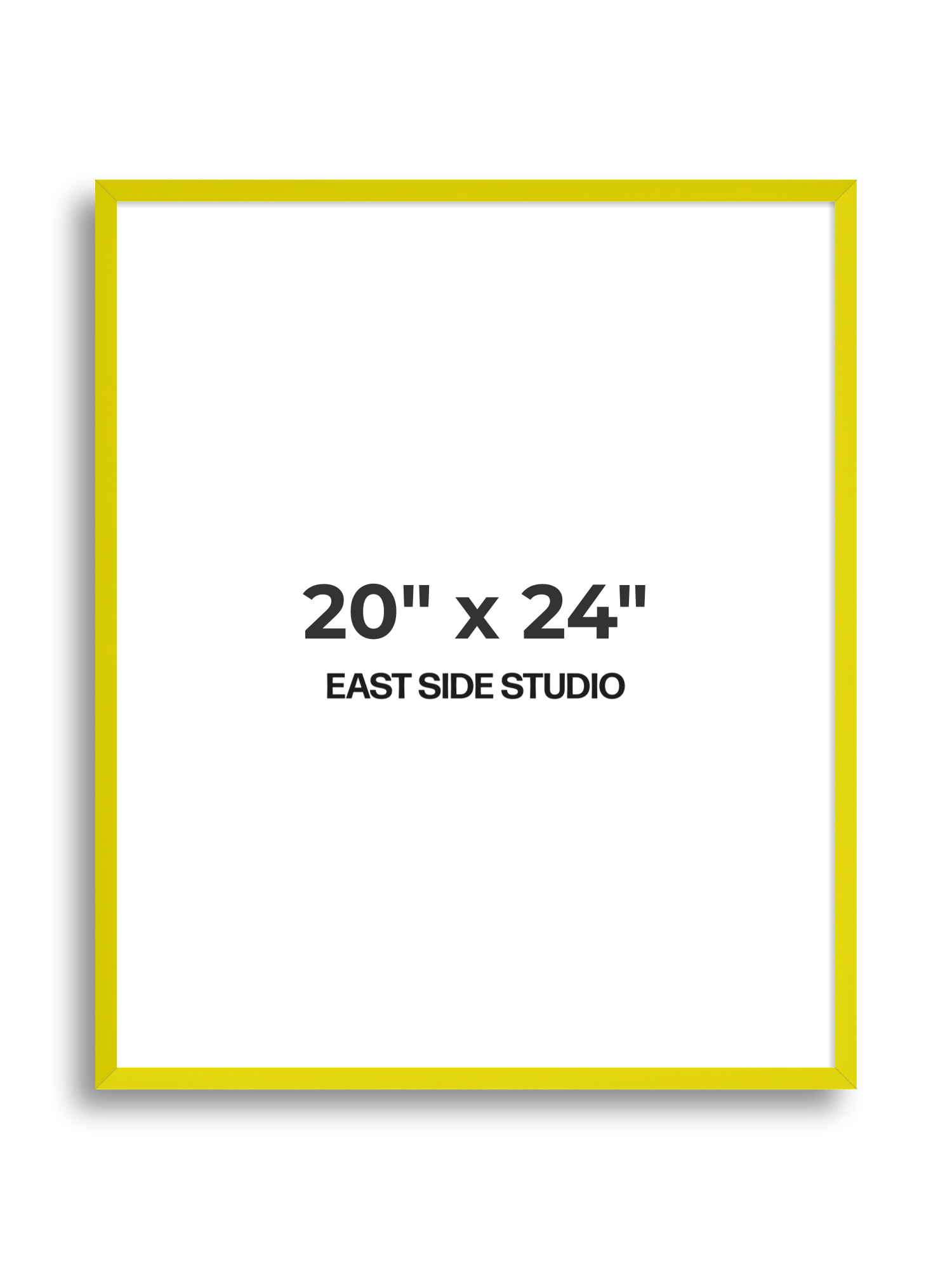 Neon Yellow 20" x 24" picture frame