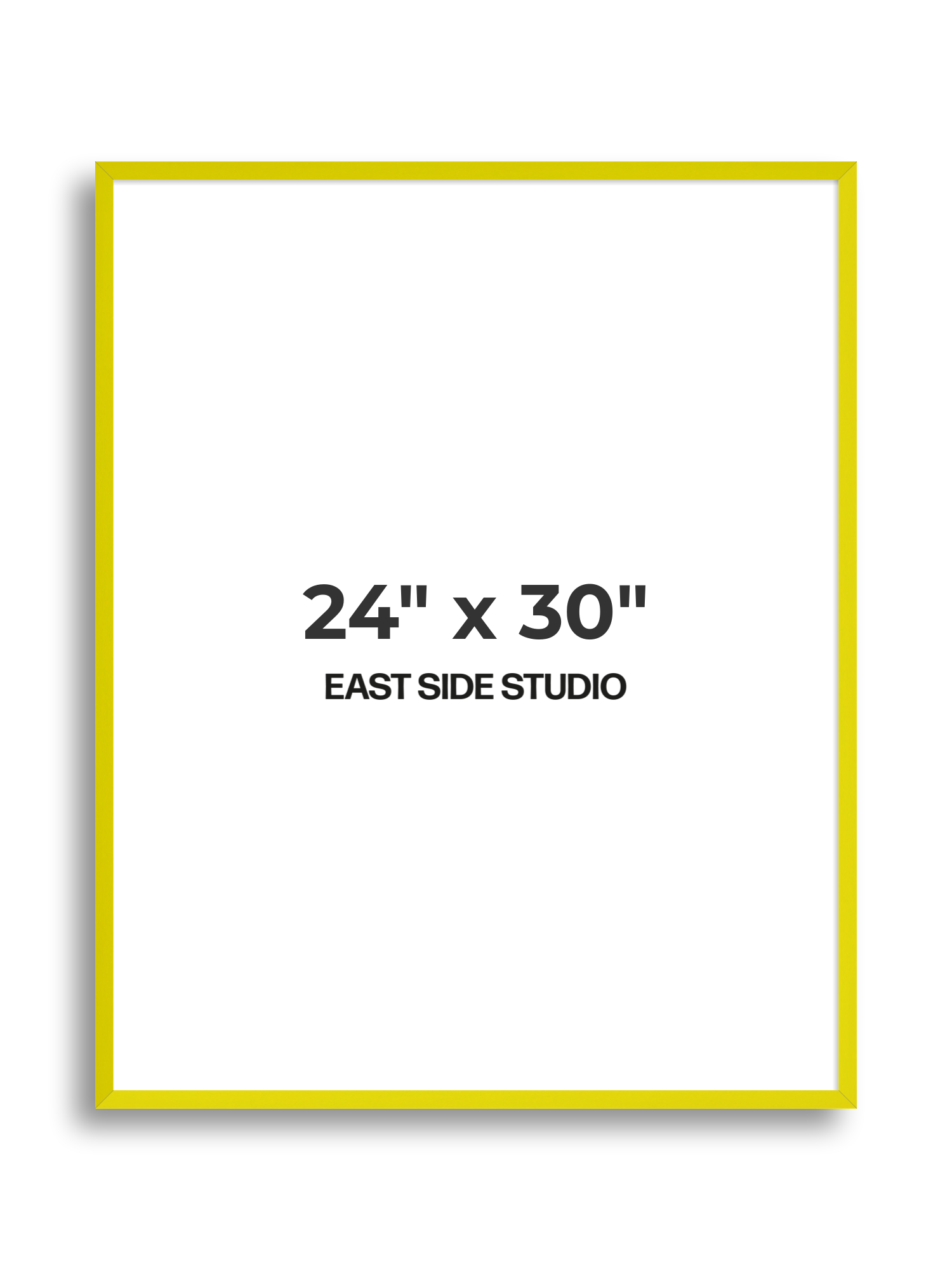 Neon Yellow 24" x 30" picture frame