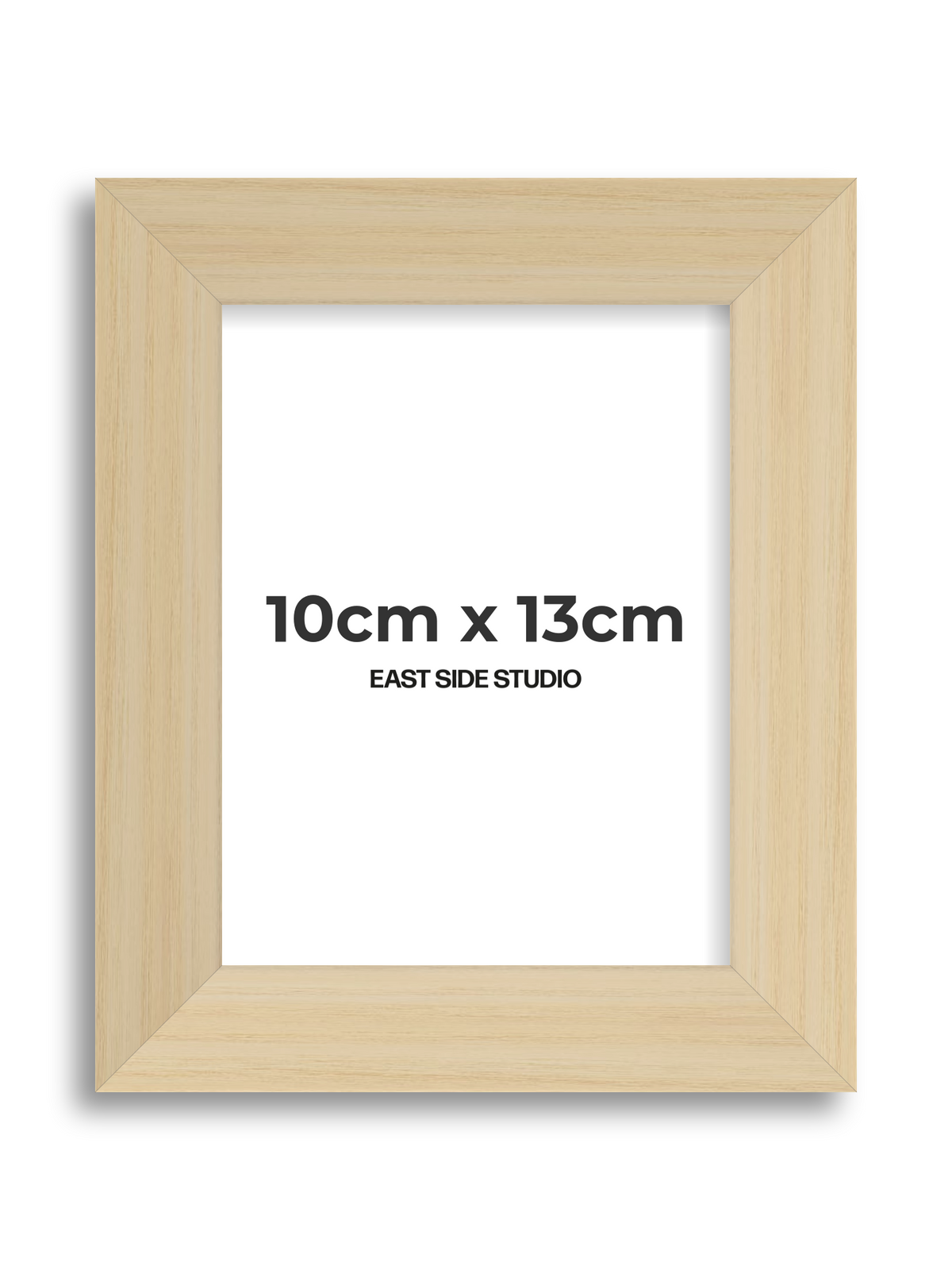 Natural Wood 10cm x 13cm picture frame