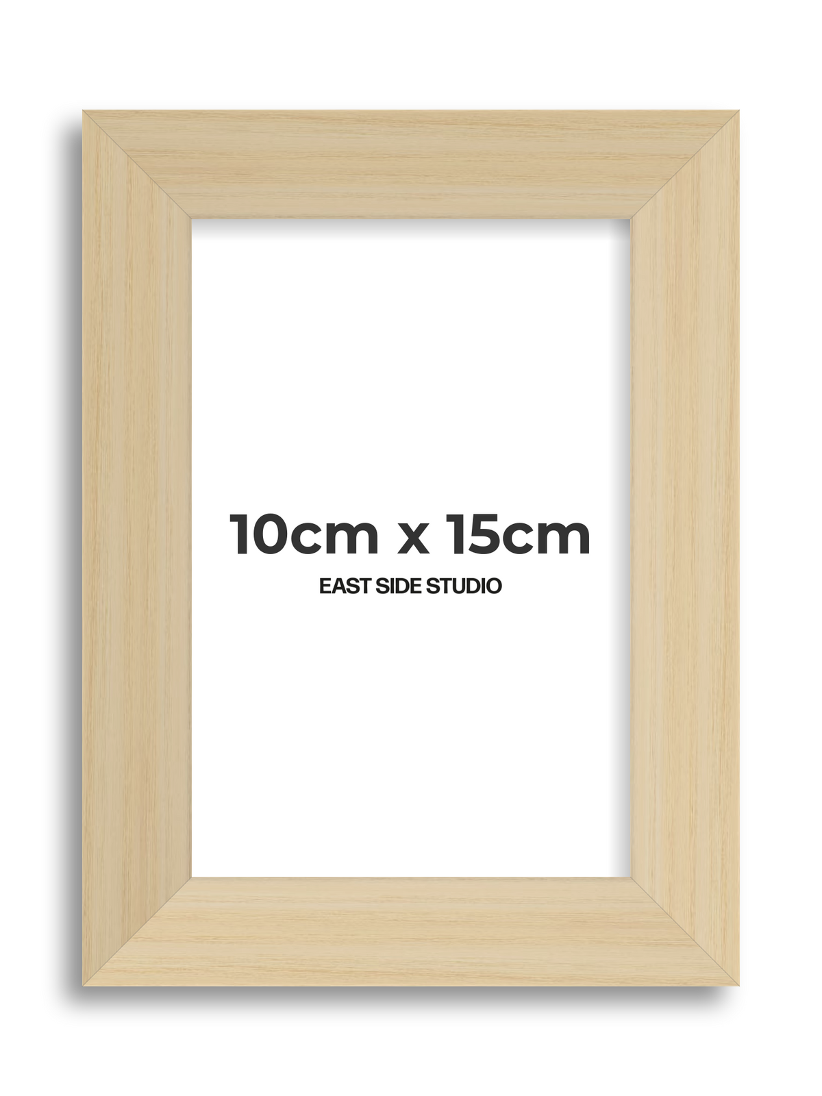 Natural Wood 10cm x 15cm picture frame