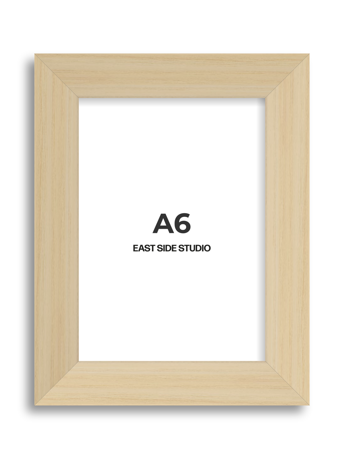 Natural Wood A6 picture frame