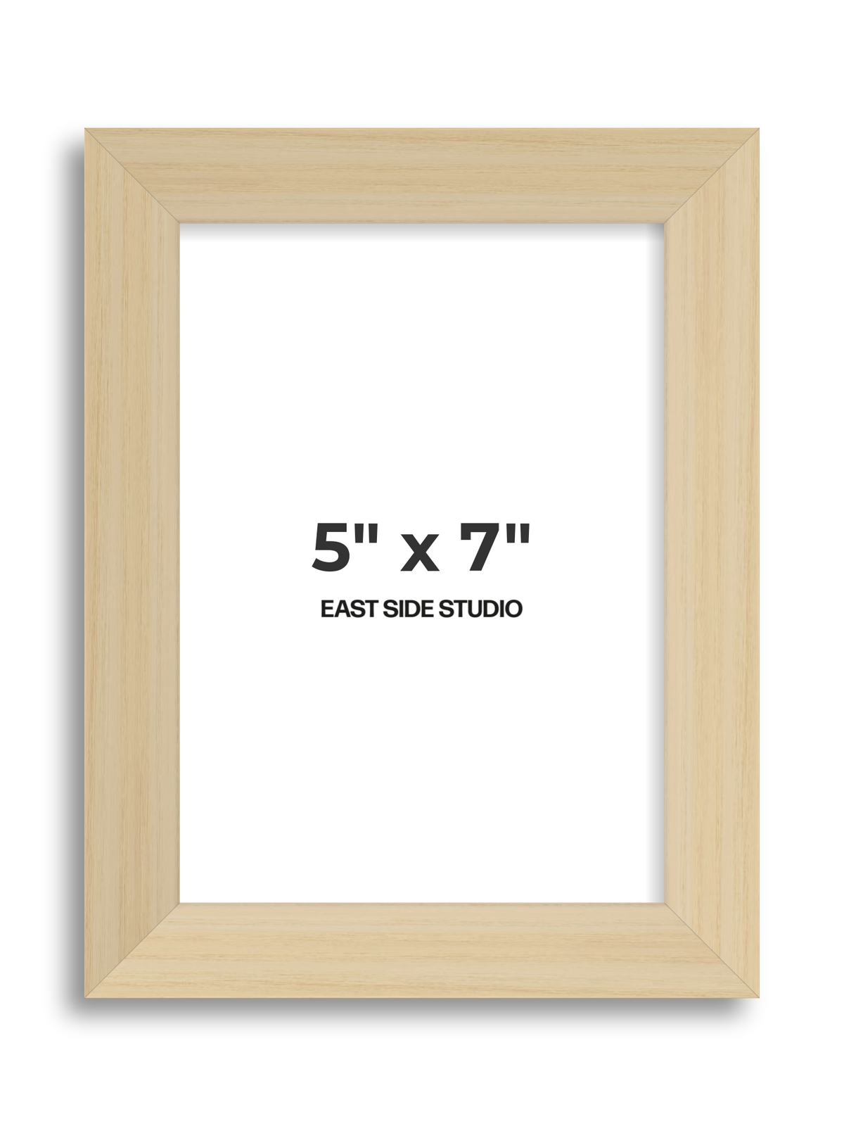 Natural Wood 5" x 7" picture frame
