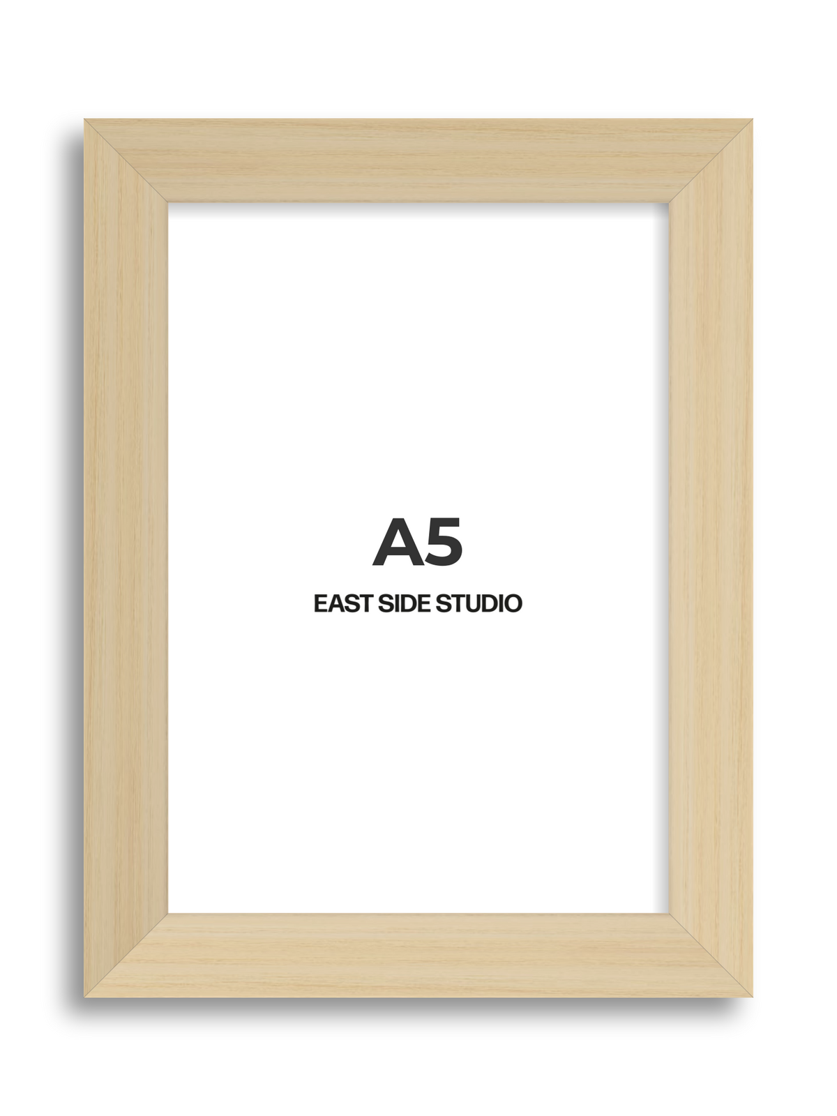 Natural Wood A5 picture frame