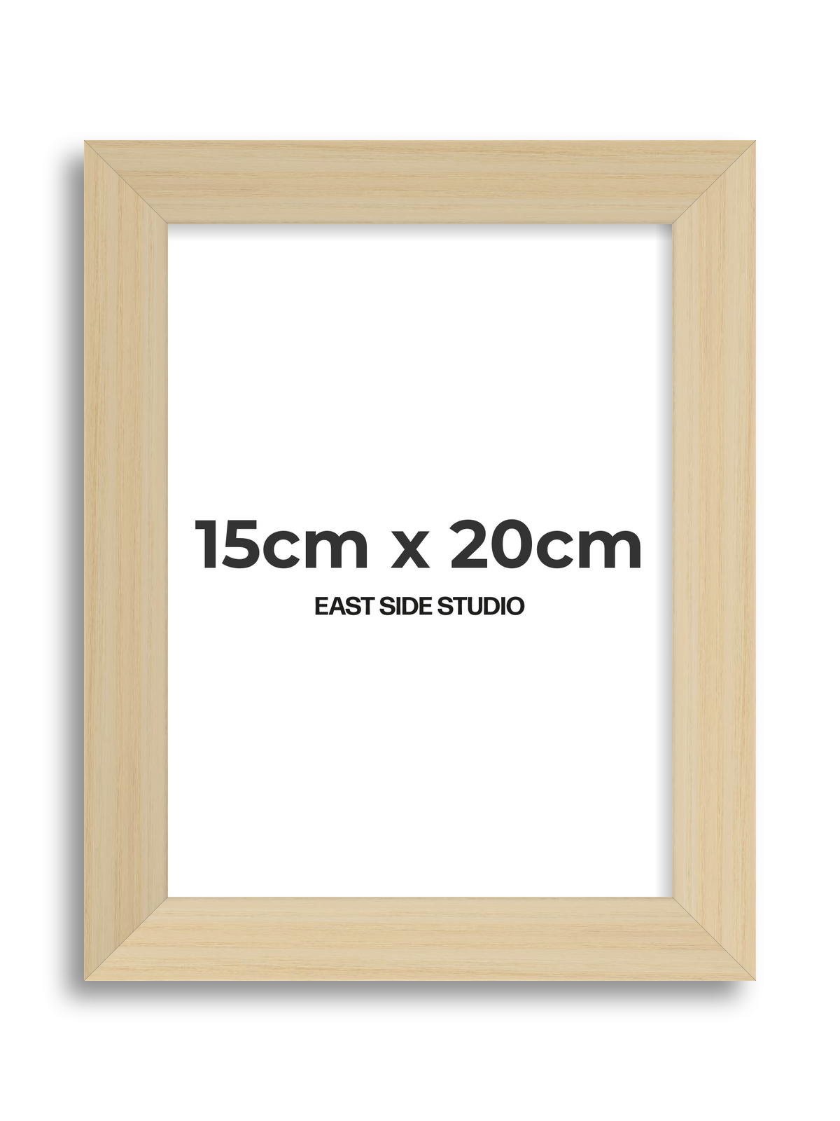 Natural Wood 15cm x 20cm picture frame