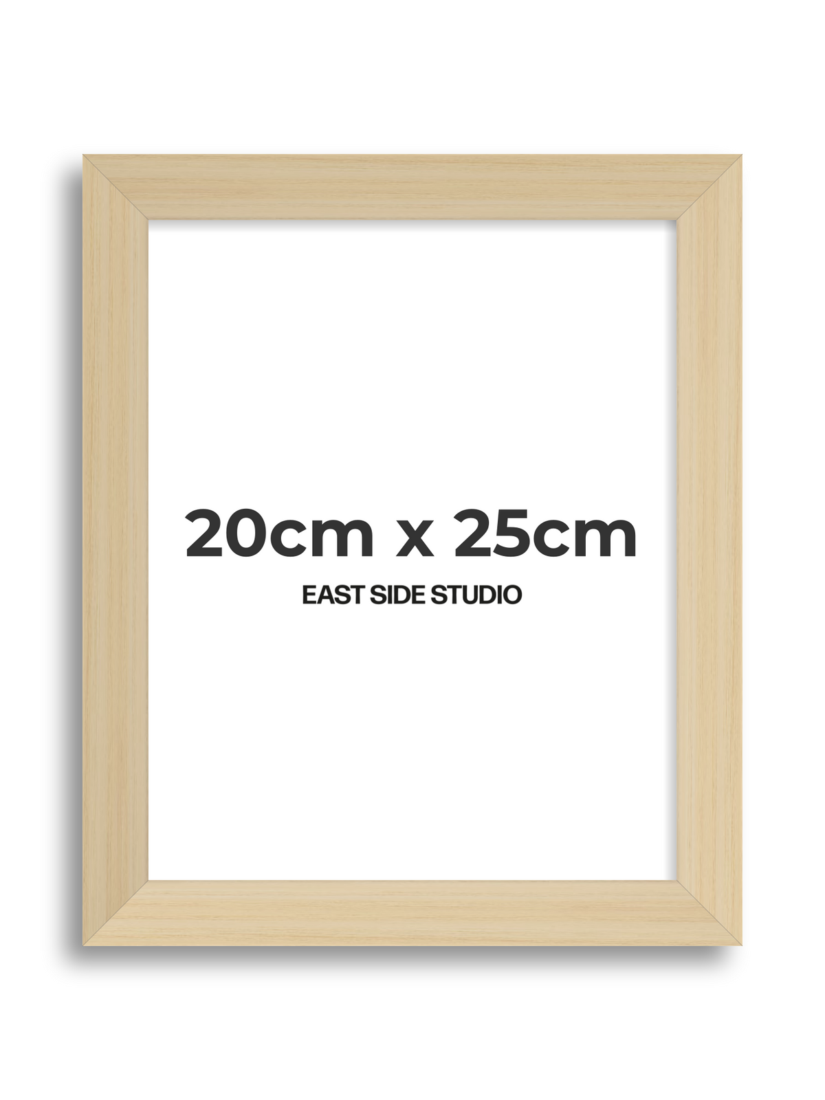 Natural Wood 20cm x 25cm picture frame
