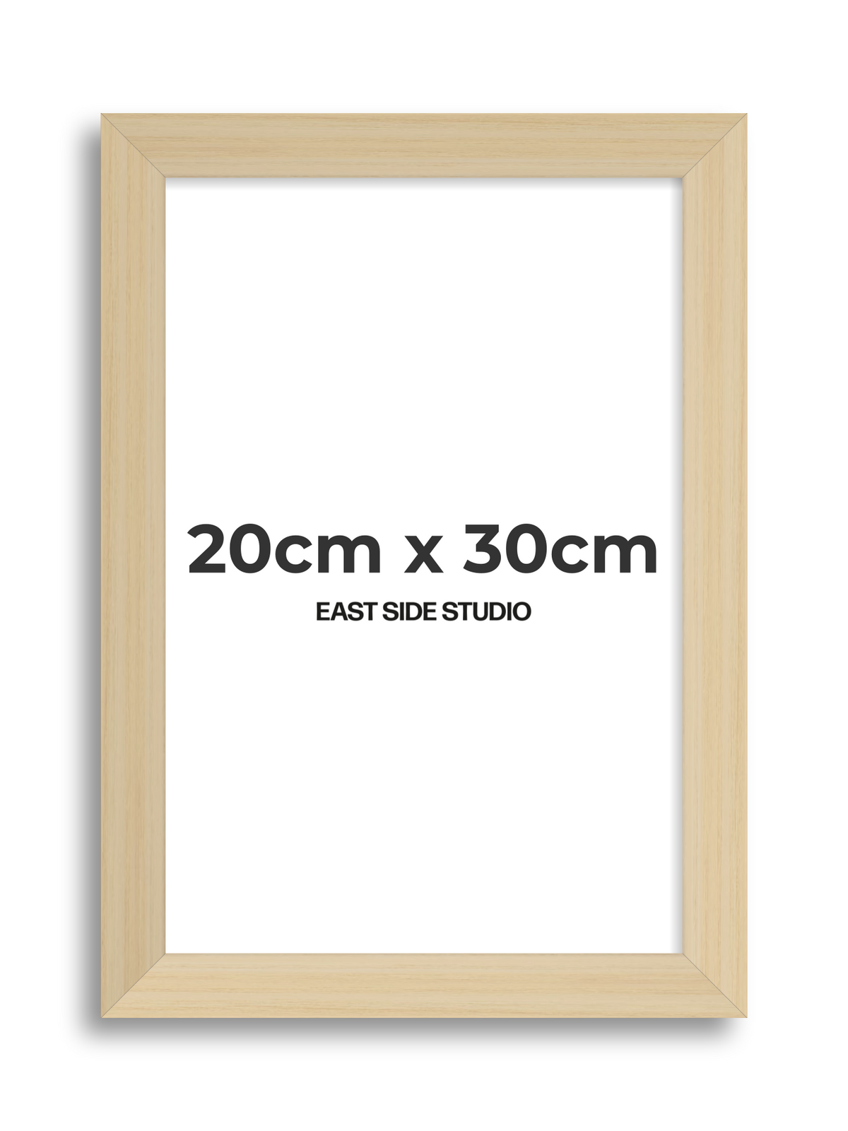 Natural Wood 20cm x 30cm picture frame