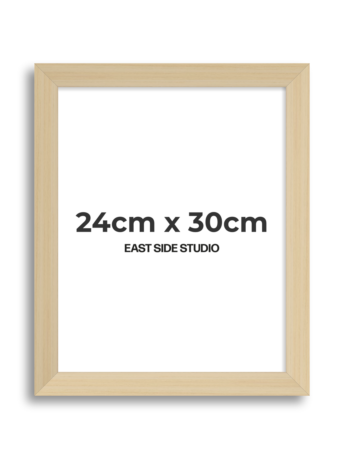Natural Wood 24cm x 30cm picture frame