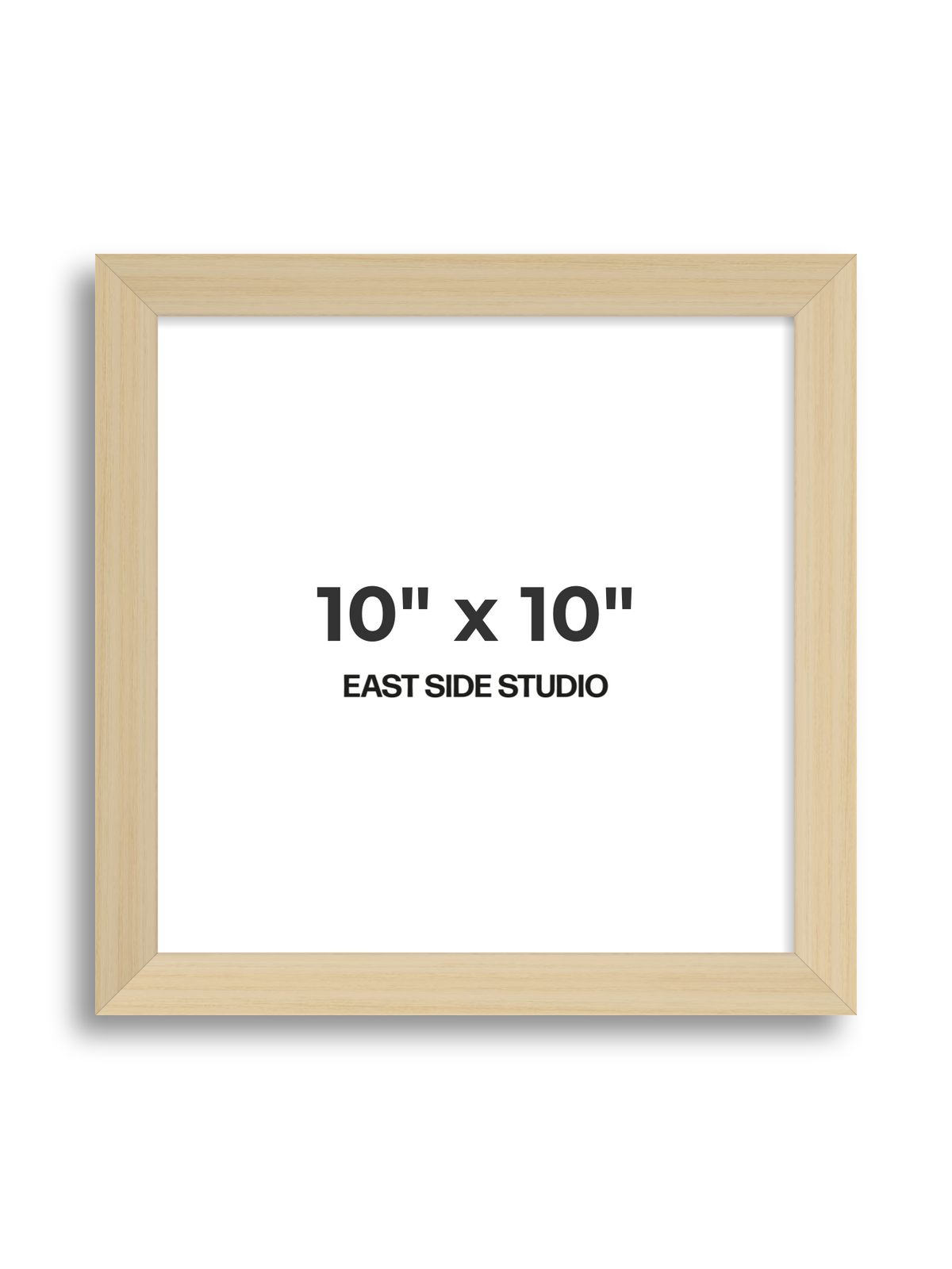 Natural Wood 10" x 10" picture frame