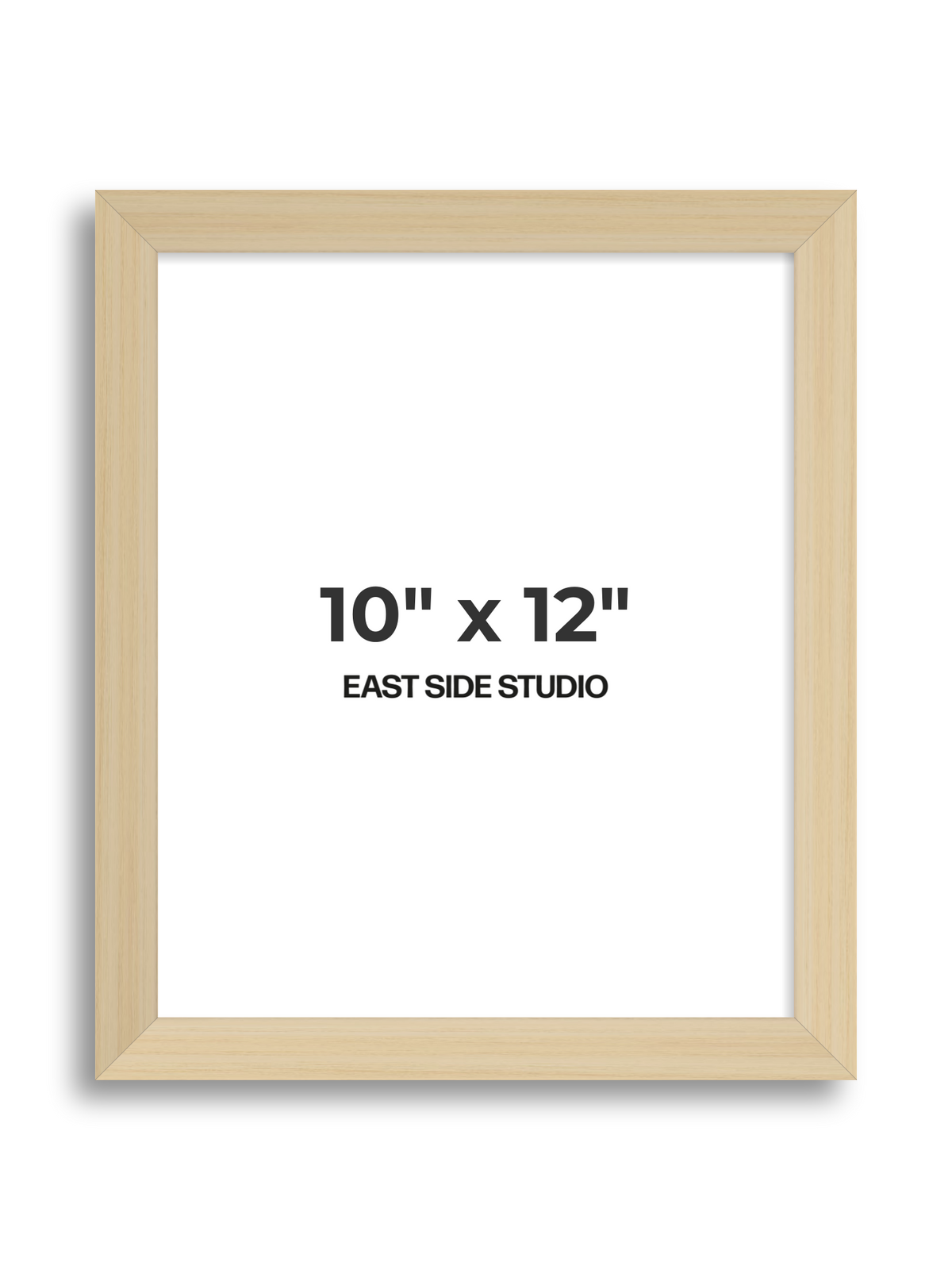 Natural Wood 10" x 12" picture frame