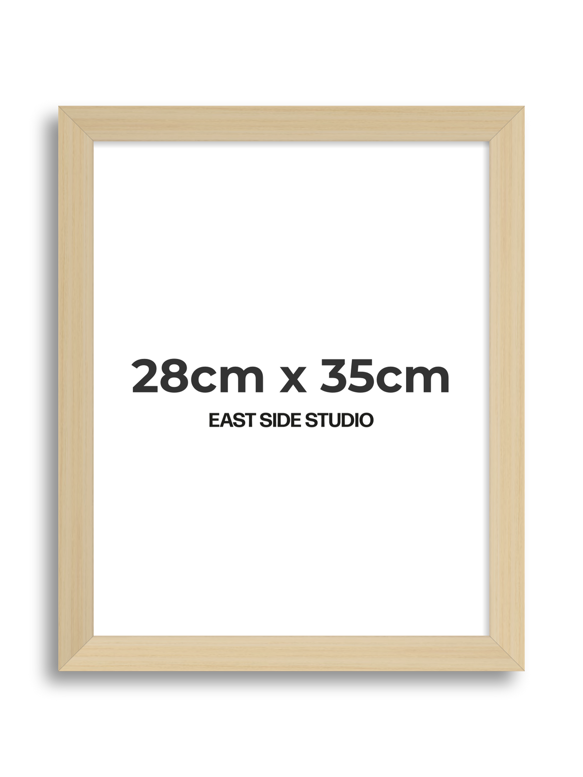 Natural Wood 28cm x 35cm picture frame