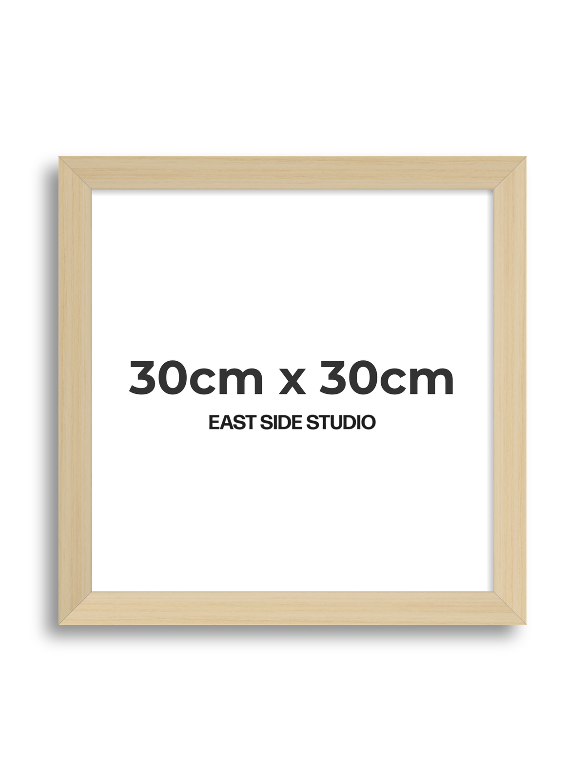 Natural Wood 30cm x 30cm picture frame