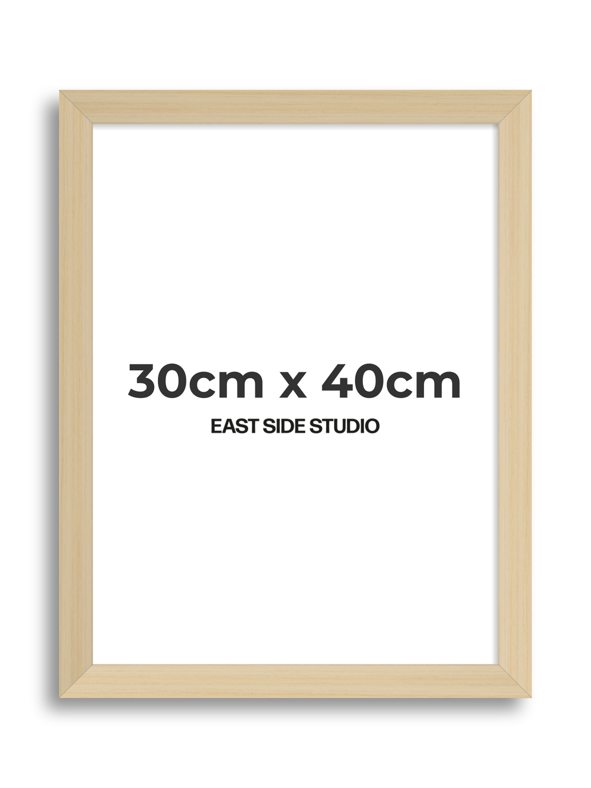 Natural Wood 30cm x 40cm picture frame