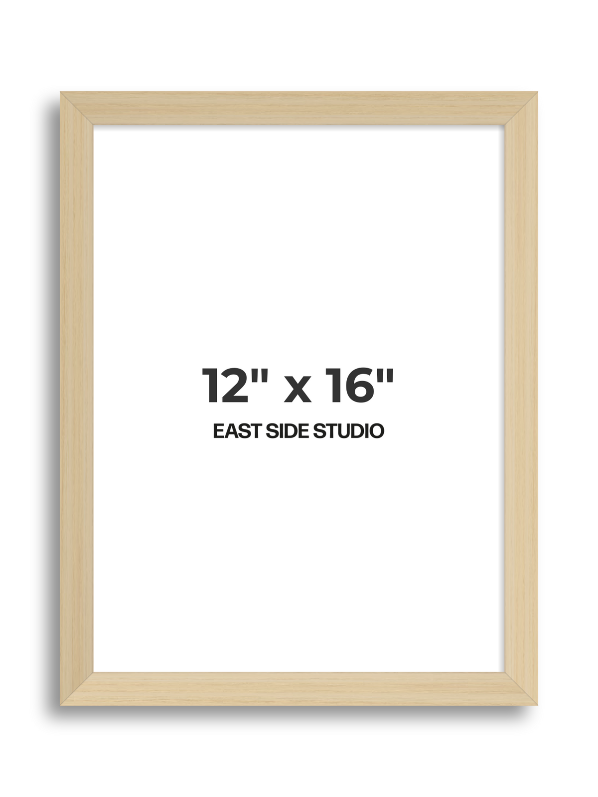 Natural Wood 12" x 16" picture frame