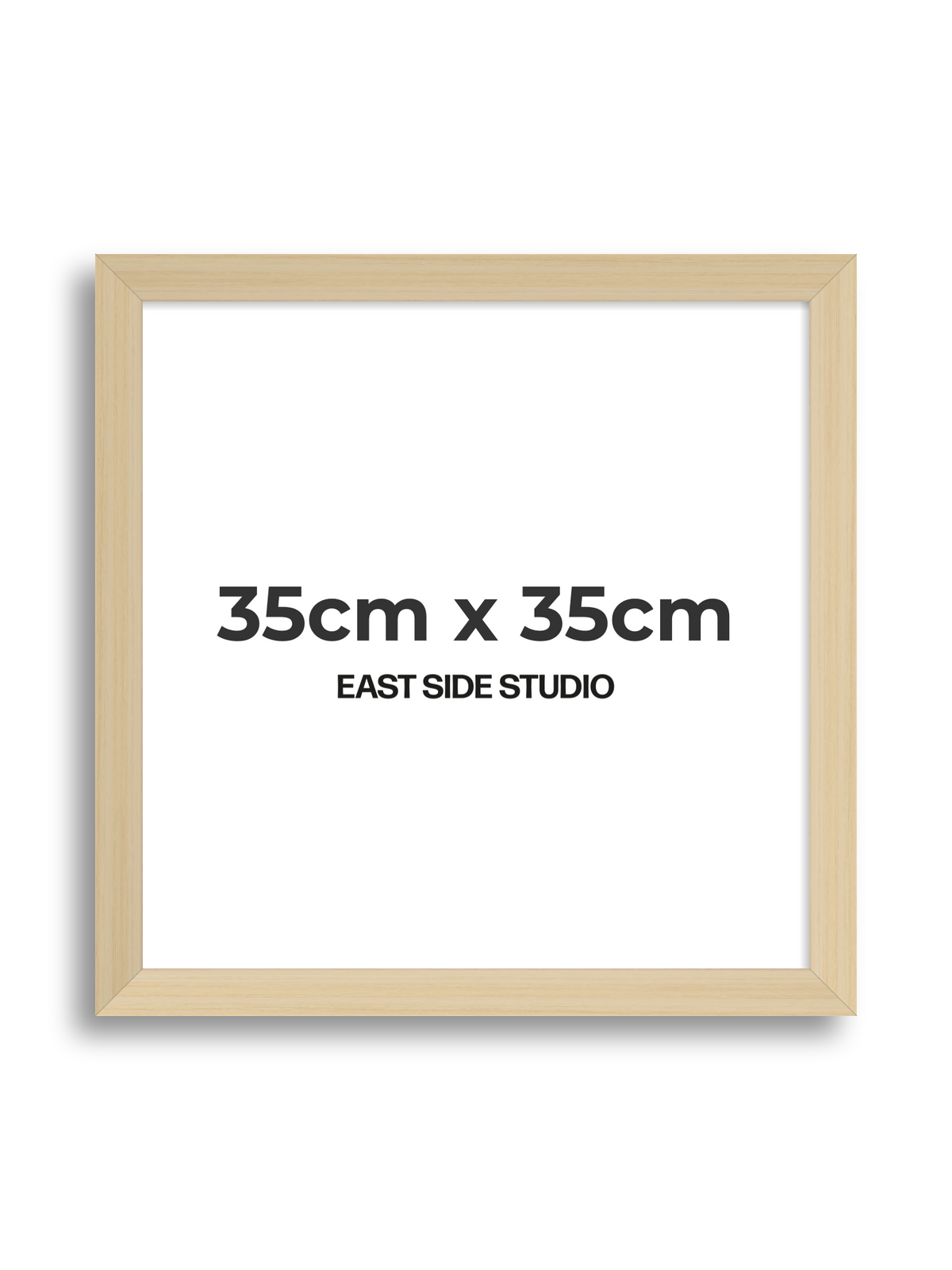 Natural Wood 35cm x 35cm picture frame